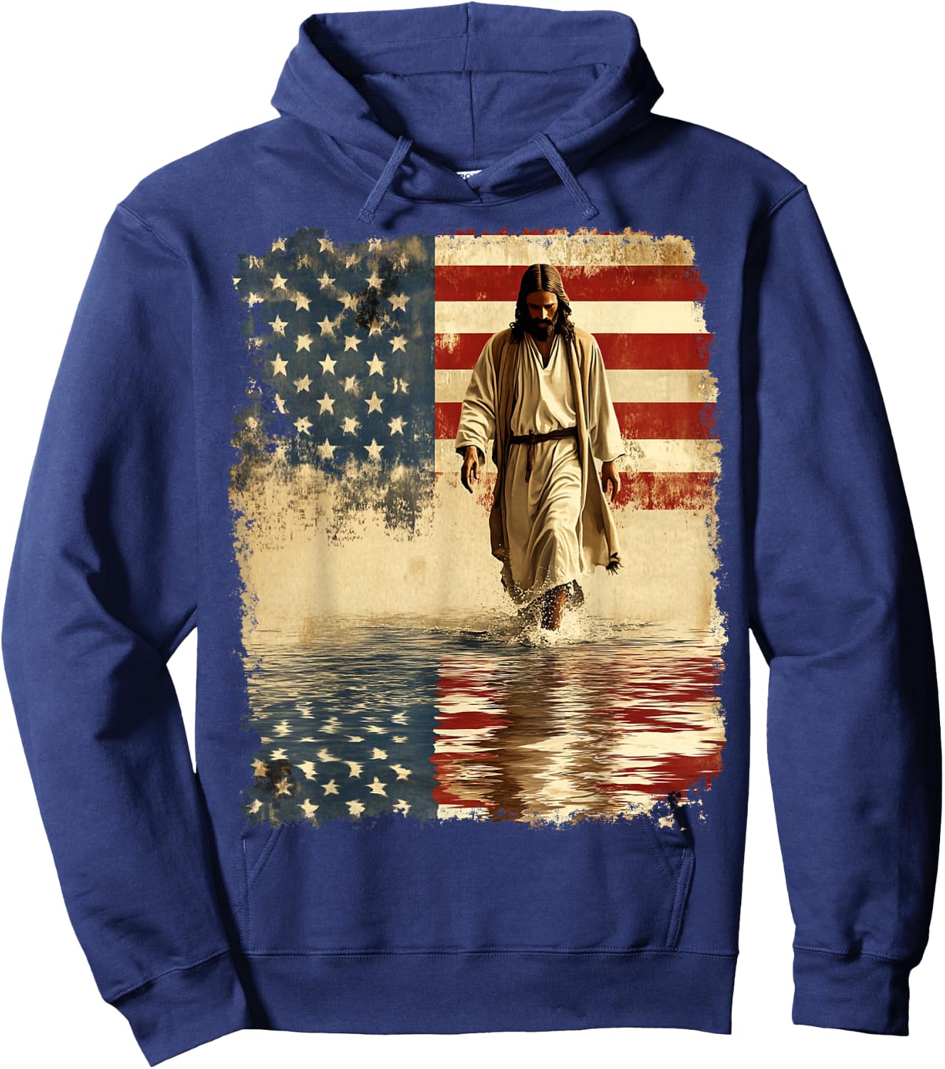 USA Jesus Christ Hoodie - Hoodie | Navy