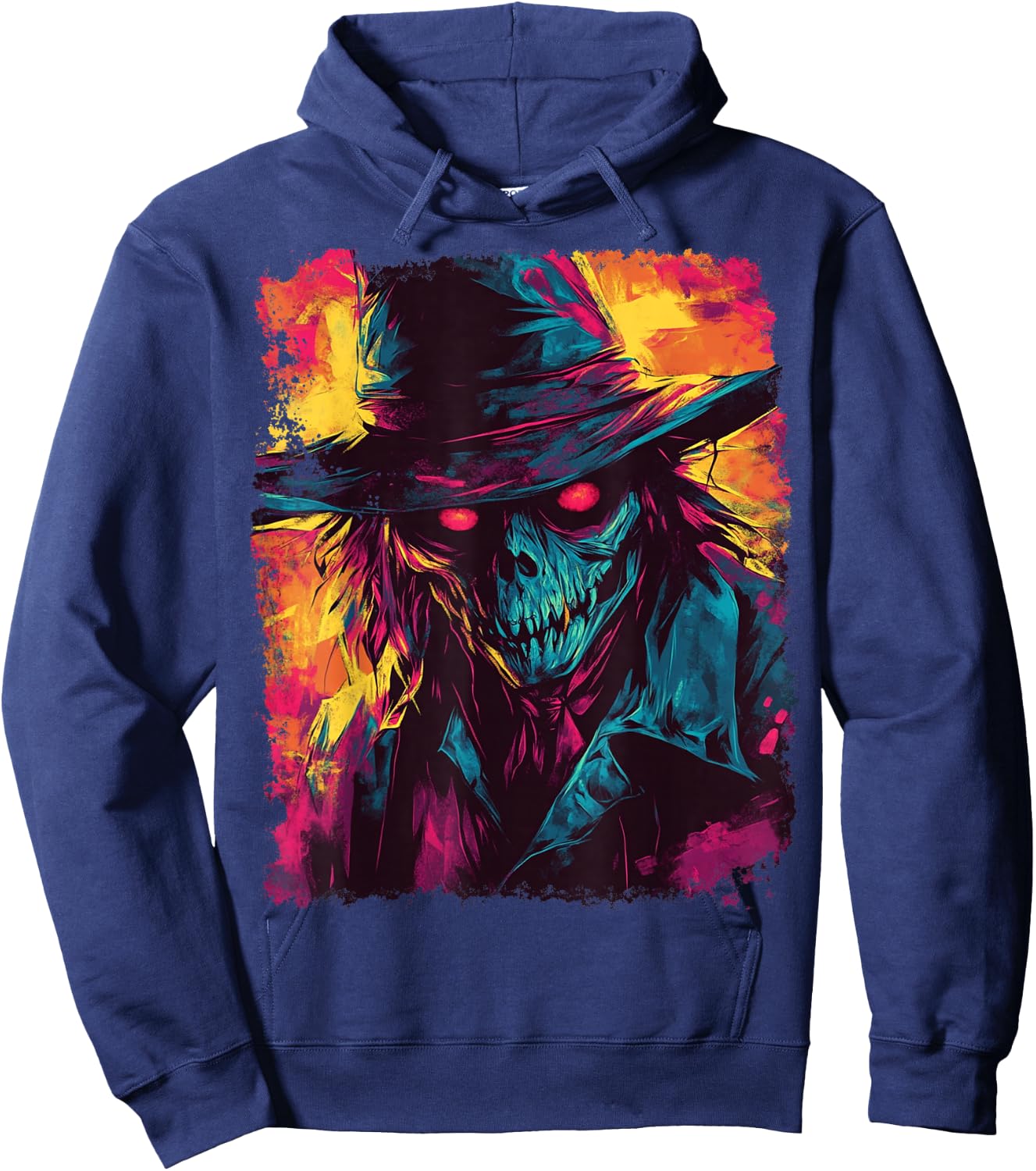 Halloween Scarecrow Hoodie - Hoodie | Navy