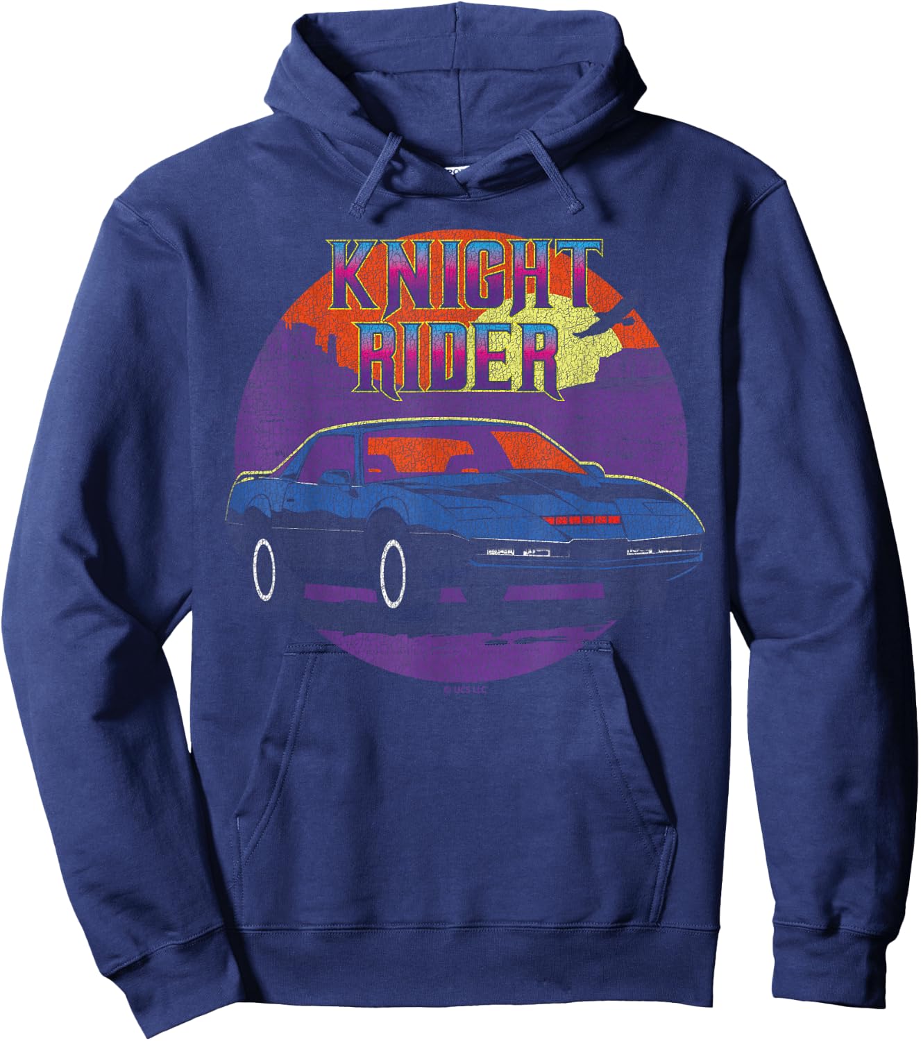 Knight Rider Retro Car Adventure Iconic Hoodie - Hoodie | Navy
