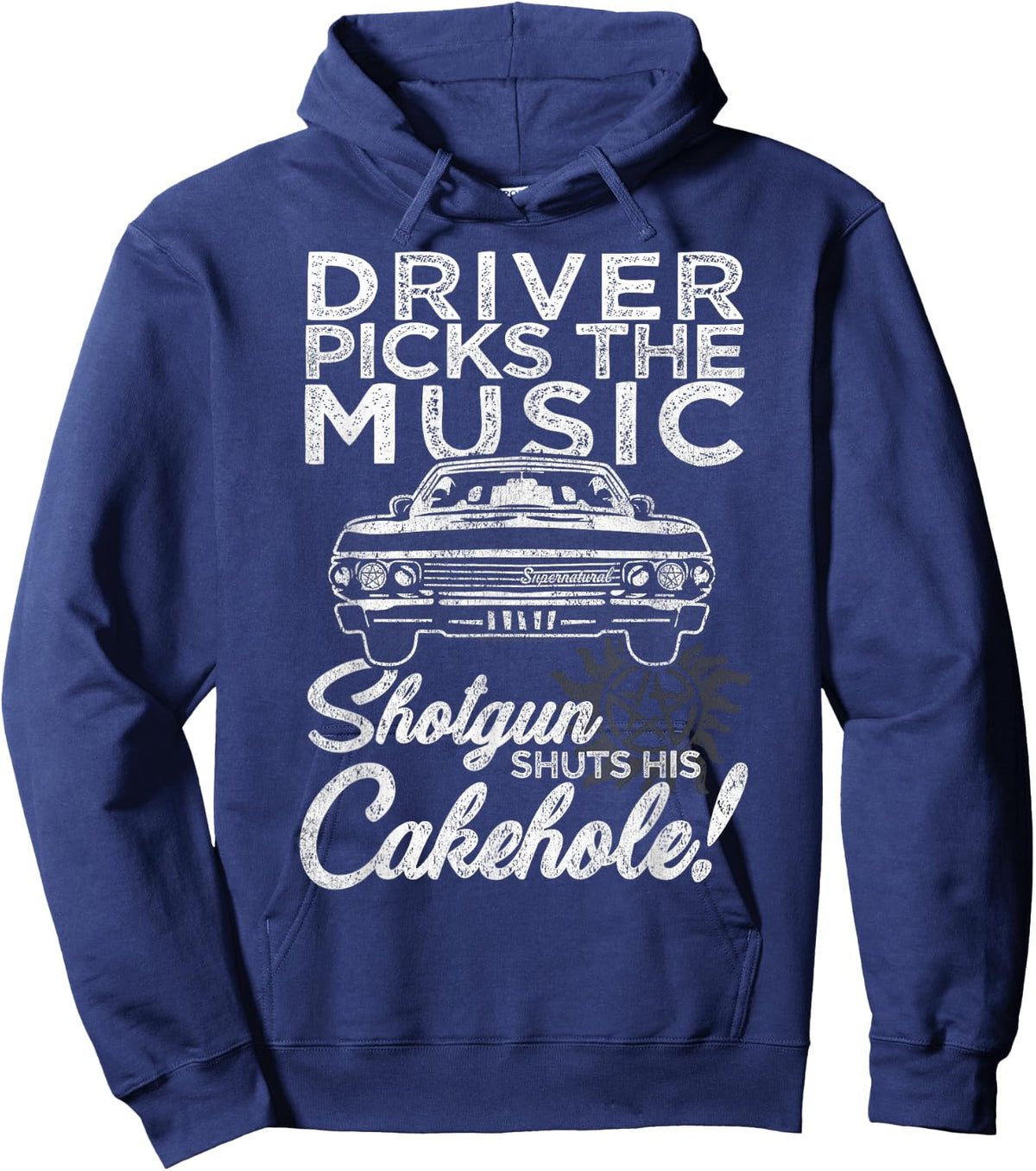 Supernatural Driver Picks Music Hoodie - Hoodie | Navy
