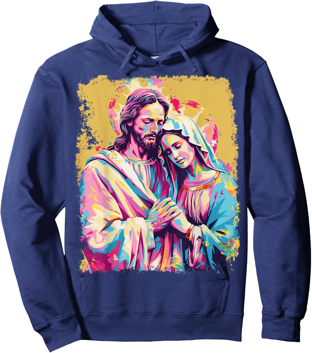 Jesus Christ Saint Mary Magdalene Hoodie - Hoodie | Navy
