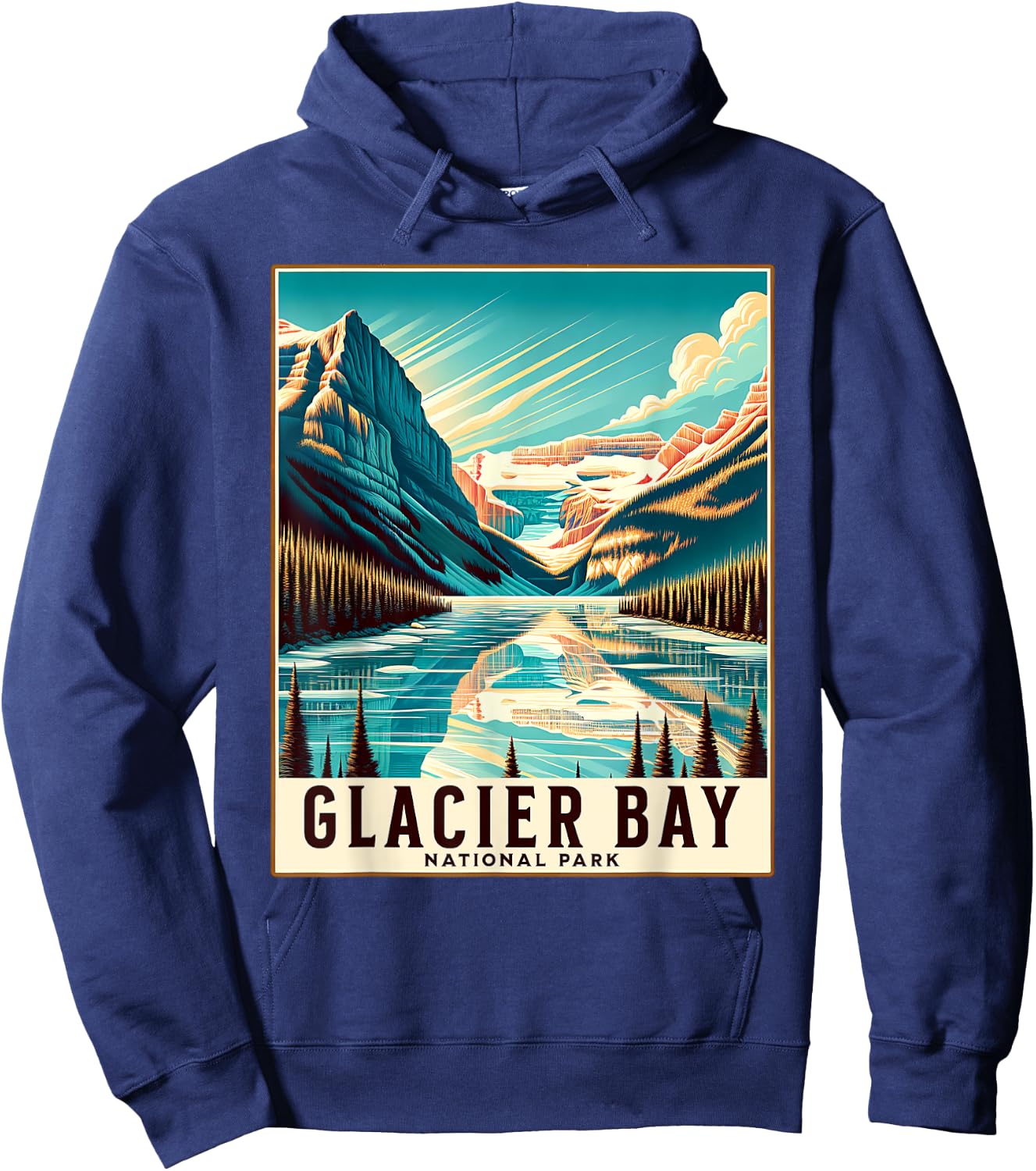 Glacier Bay National Park Hoodie - Hoodie | Navy