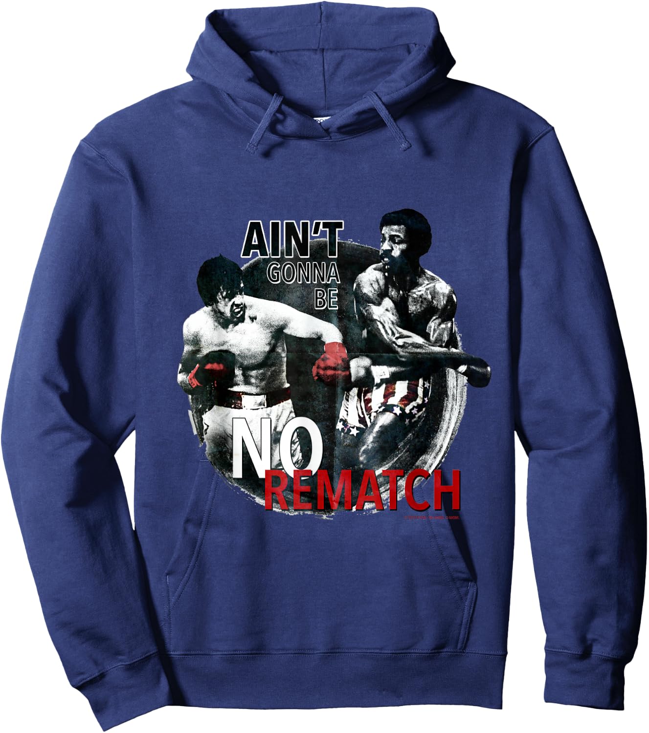 Rocky No Rematch Hoodie - Hoodie | Navy