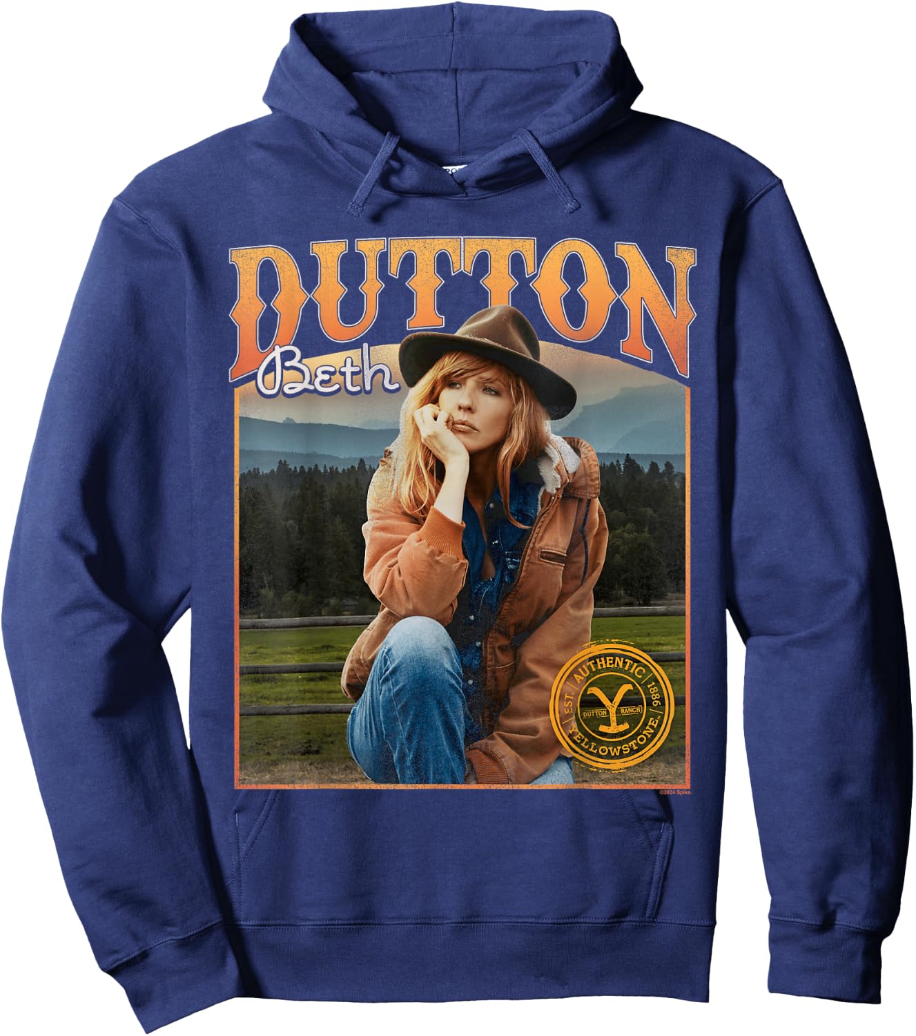 Yellowstone Beth Dutton Thoughts Hoodie - Hoodie | Navy