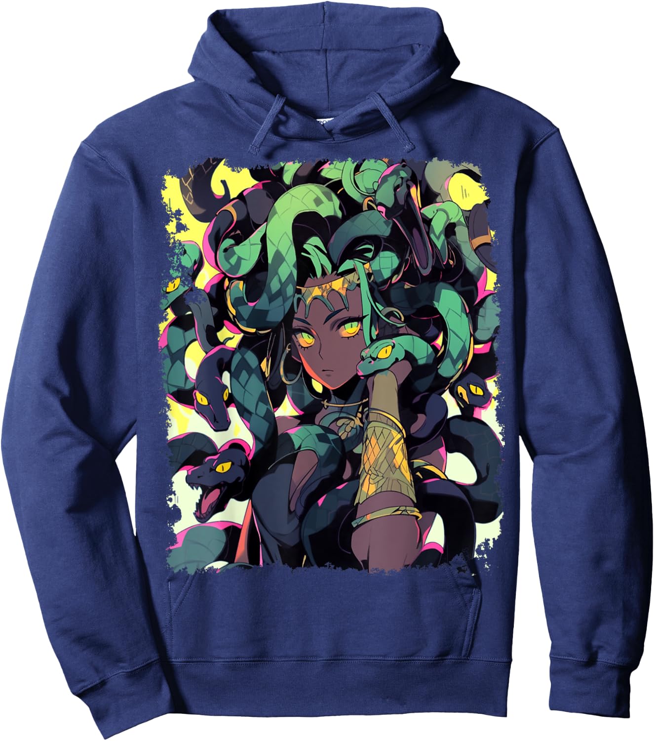 Medusa Graphic Hoodie - Hoodie | Navy