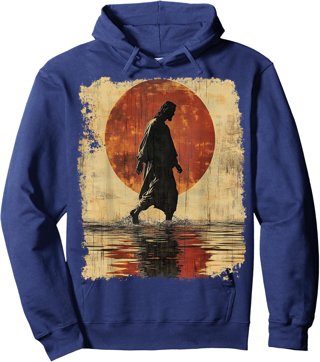 Vintage Jesus Christ Clothing Hoodie - Hoodie | Navy