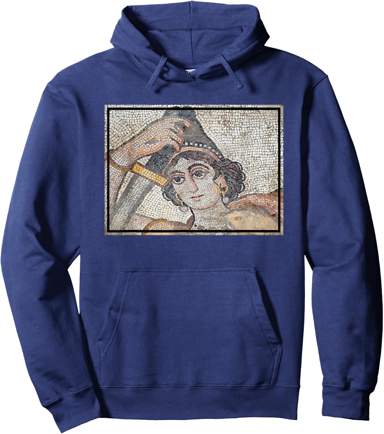 Hippolyta Mosaic Hoodie - Hoodie | Navy