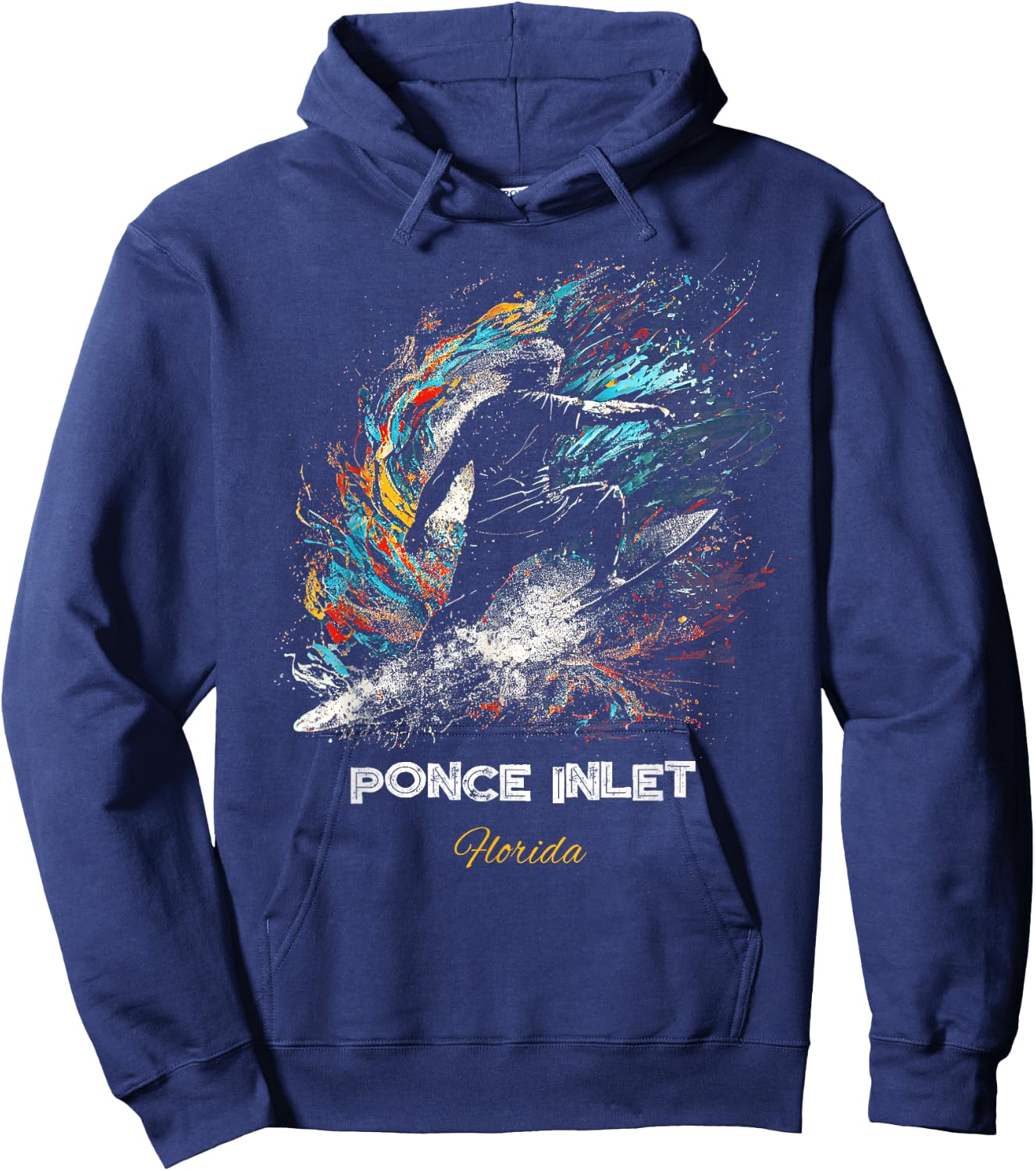 Ponce Inlet Florida Hoodie - Hoodie | Navy