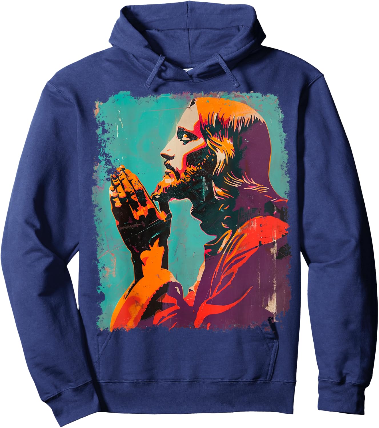 Jesus Christ Art Hoodie - Hoodie | Navy