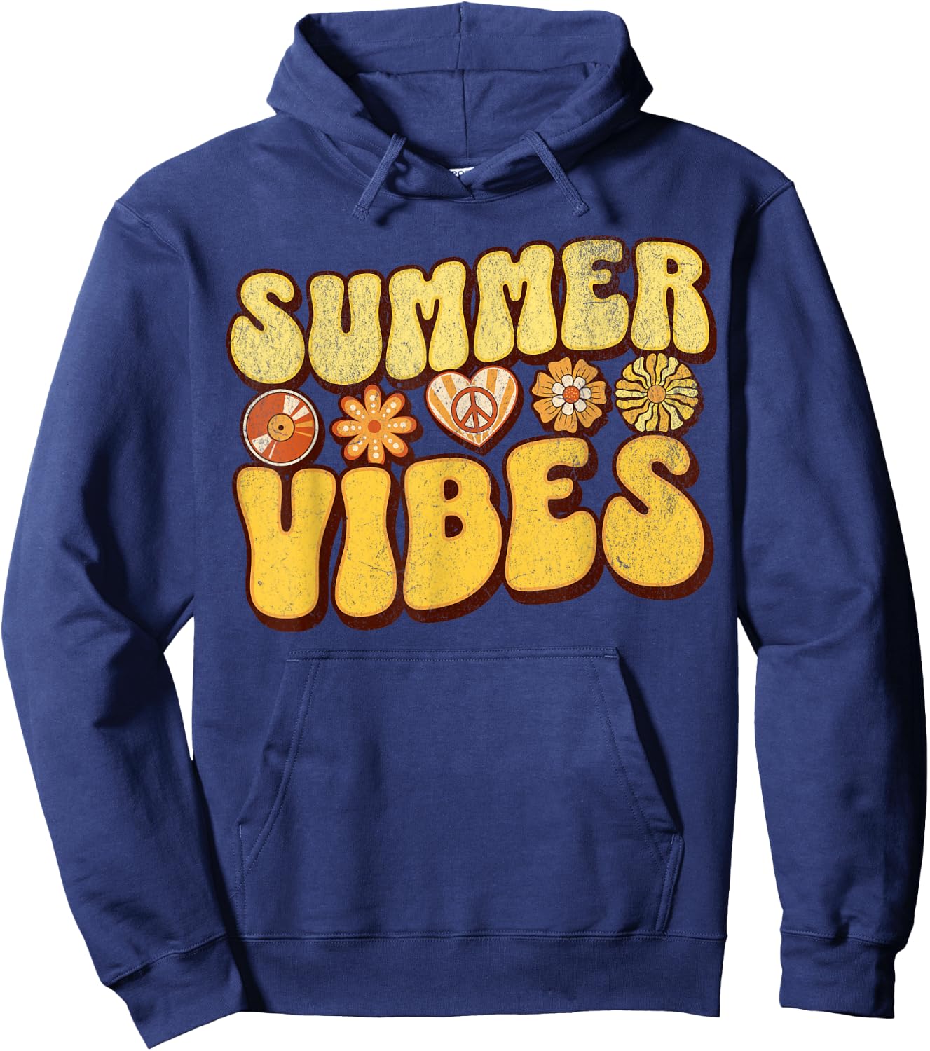 Summer Vibes Hoodie - Hoodie | Navy