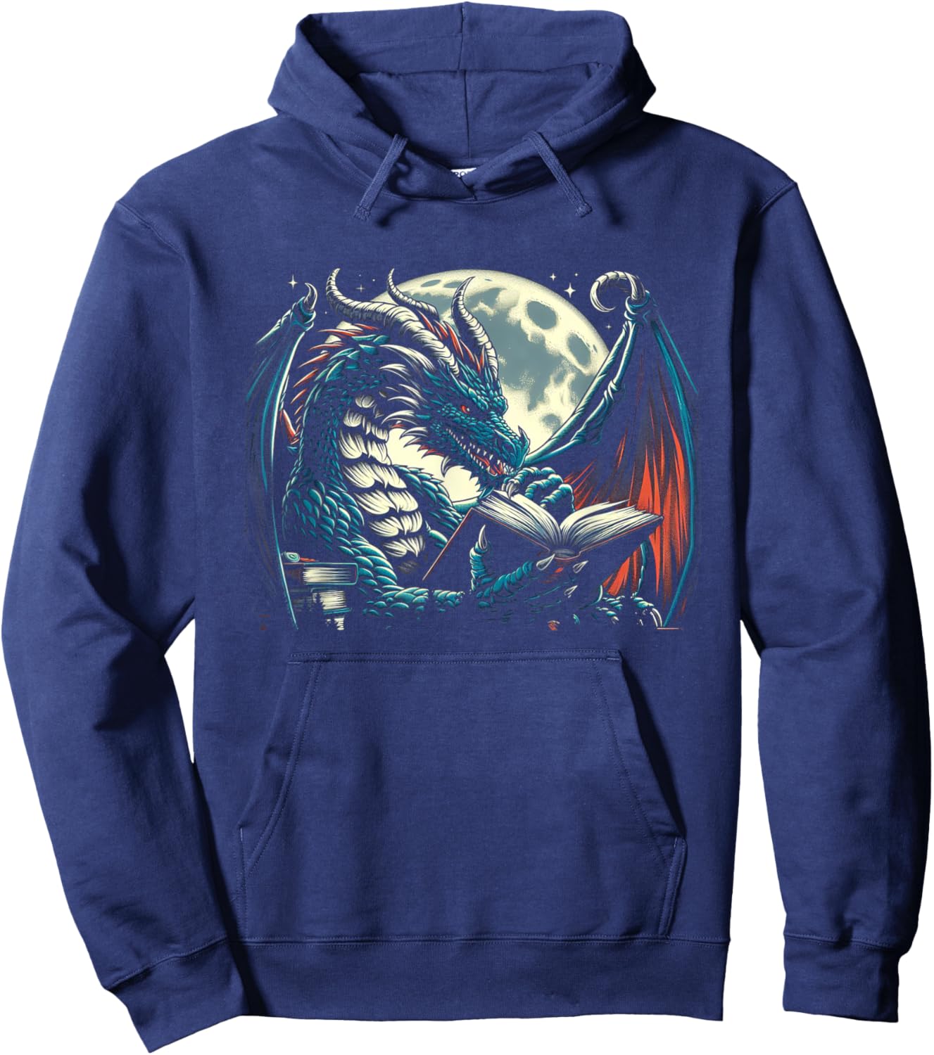 Dragon Chinese Mythical Creature Japanese Hoodie - Hoodie | Navy