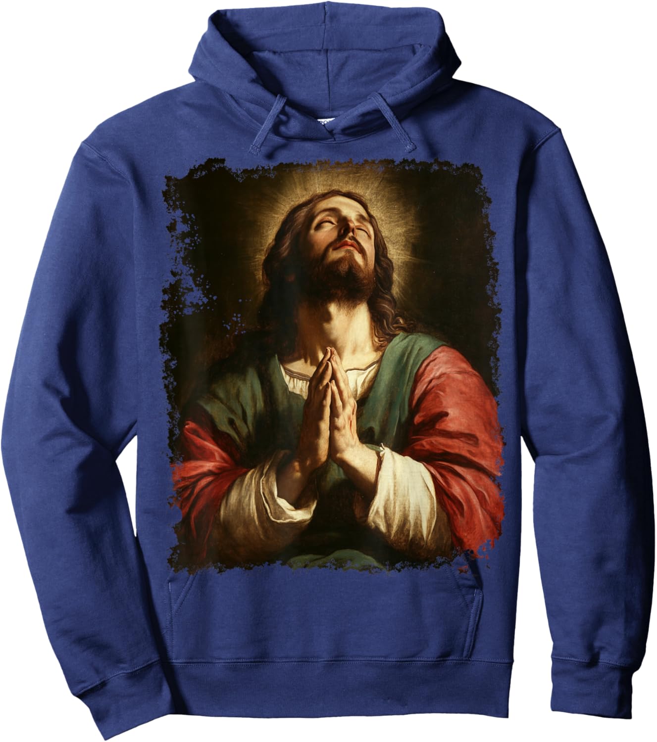 Jesus Christ Prayer Hoodie - Hoodie | Navy