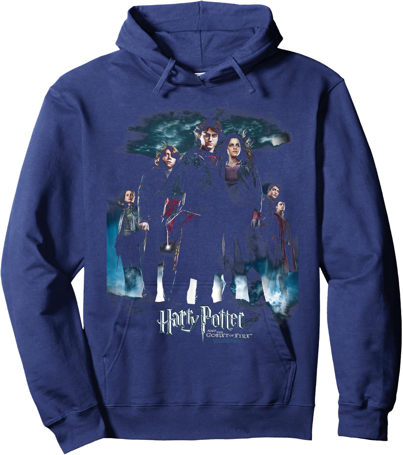 Harry Potter Goblet of Fire Poster Hoodie - Hoodie | Navy