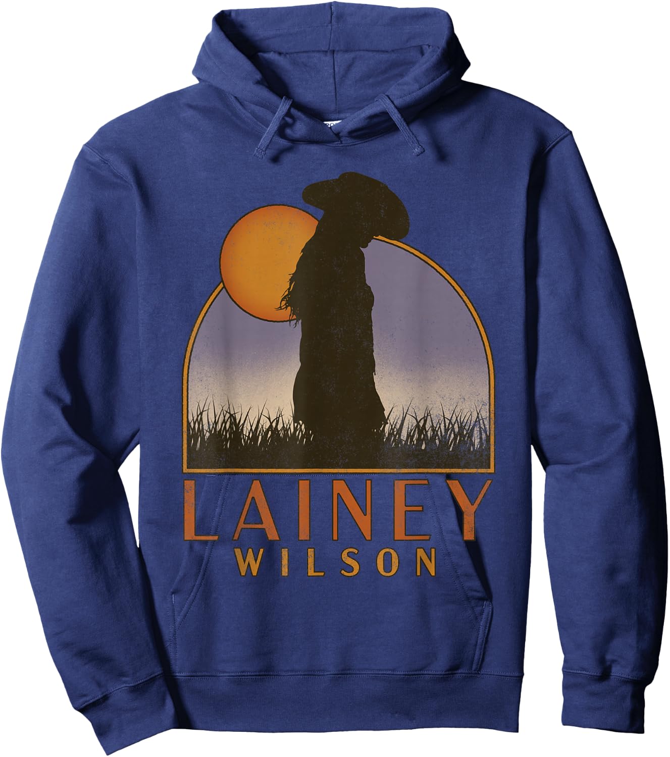 Lainey Wilson - Whirlwind Sunset Hoodie - Hoodie | Navy
