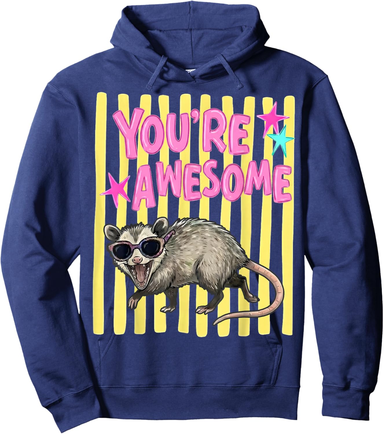 Possum You're are Awesome Opossum Gift Women Hoodie - Hoodie | Navy