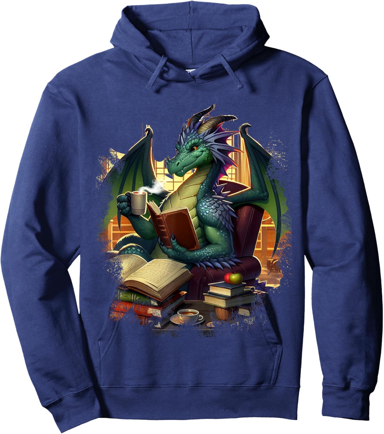 Dragon Chinese Mythical Creature Japanese Hoodie - Hoodie | Navy