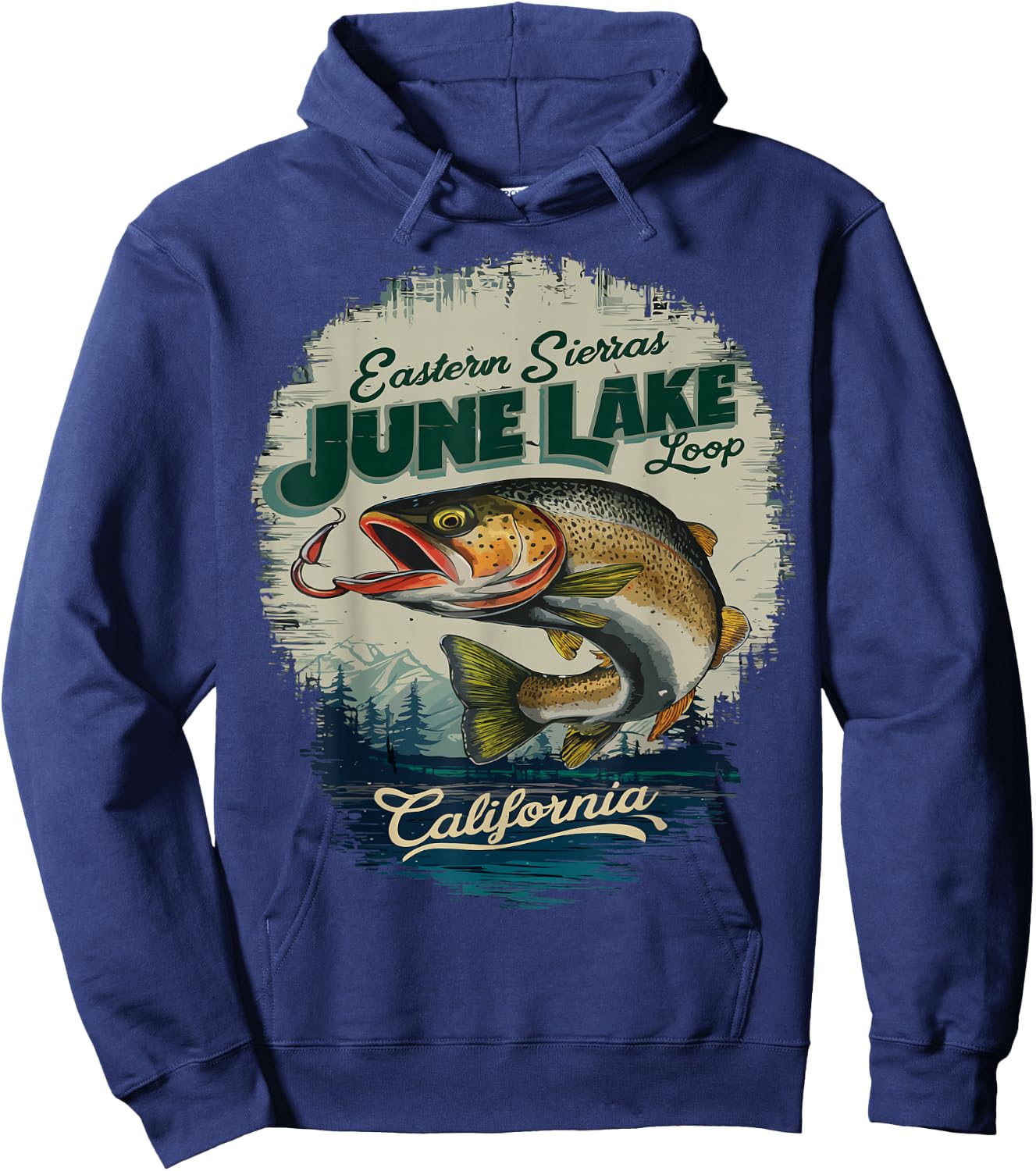 Eastern Sierras June Lake Loop California Hoodie - Hoodie | Navy