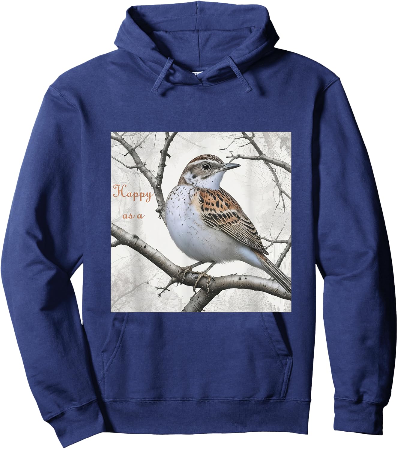 Happy as a lark Hoodie - Hoodie | Navy