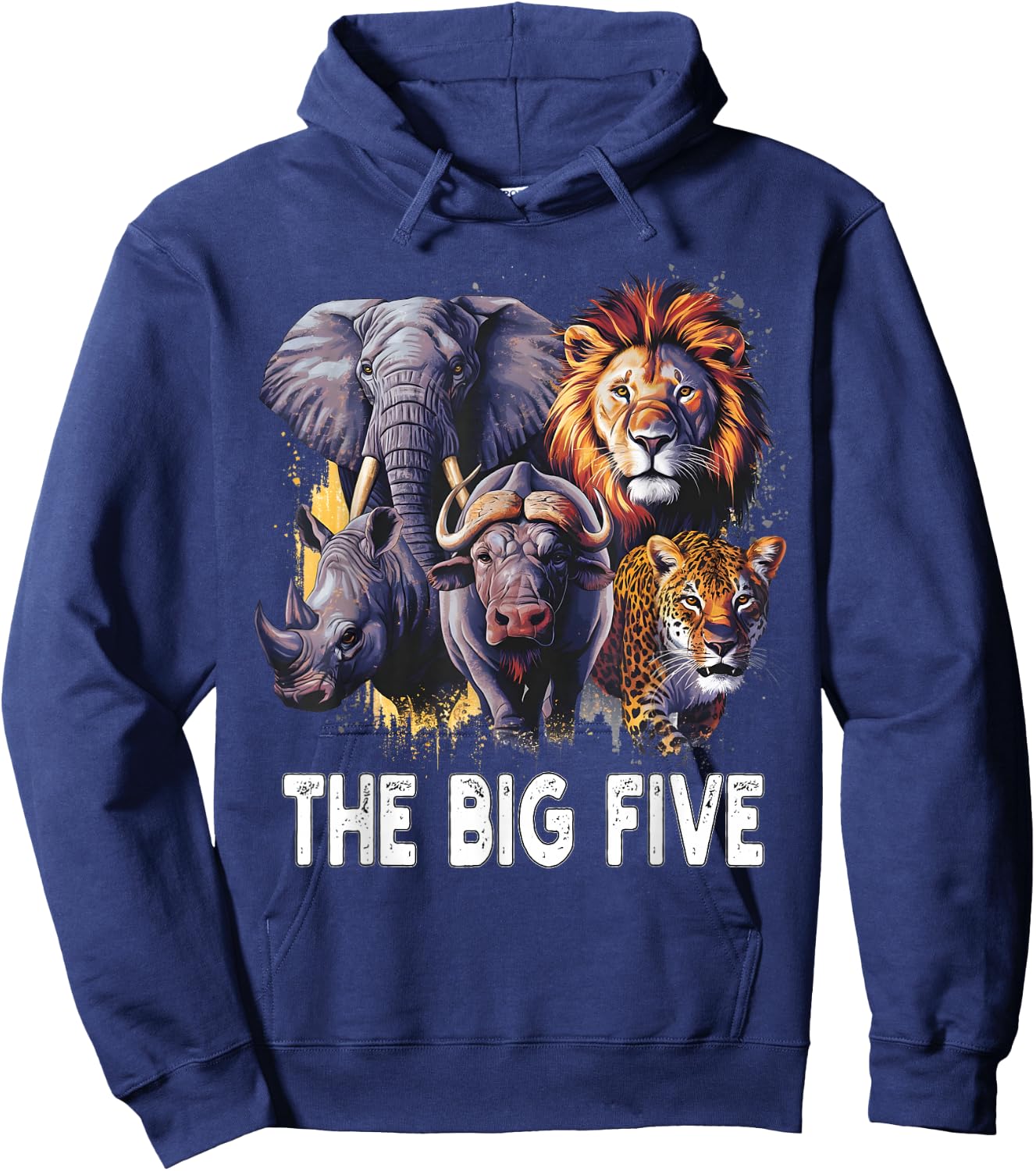 South Africa Big 5 Wildlife For South Africans Hoodie - Hoodie | Navy