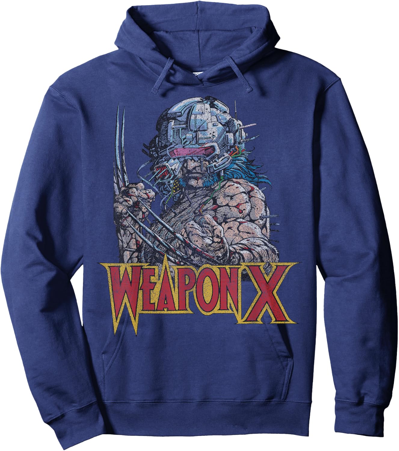 Marvel Weapon X Portrait Hoodie - Hoodie | Navy