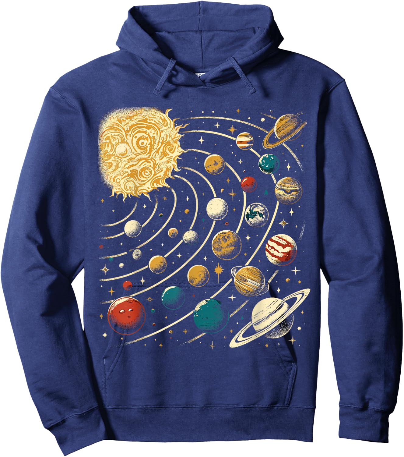 Solar System Planets Girls Boys Astronomy Space Hoodie - Hoodie | Navy
