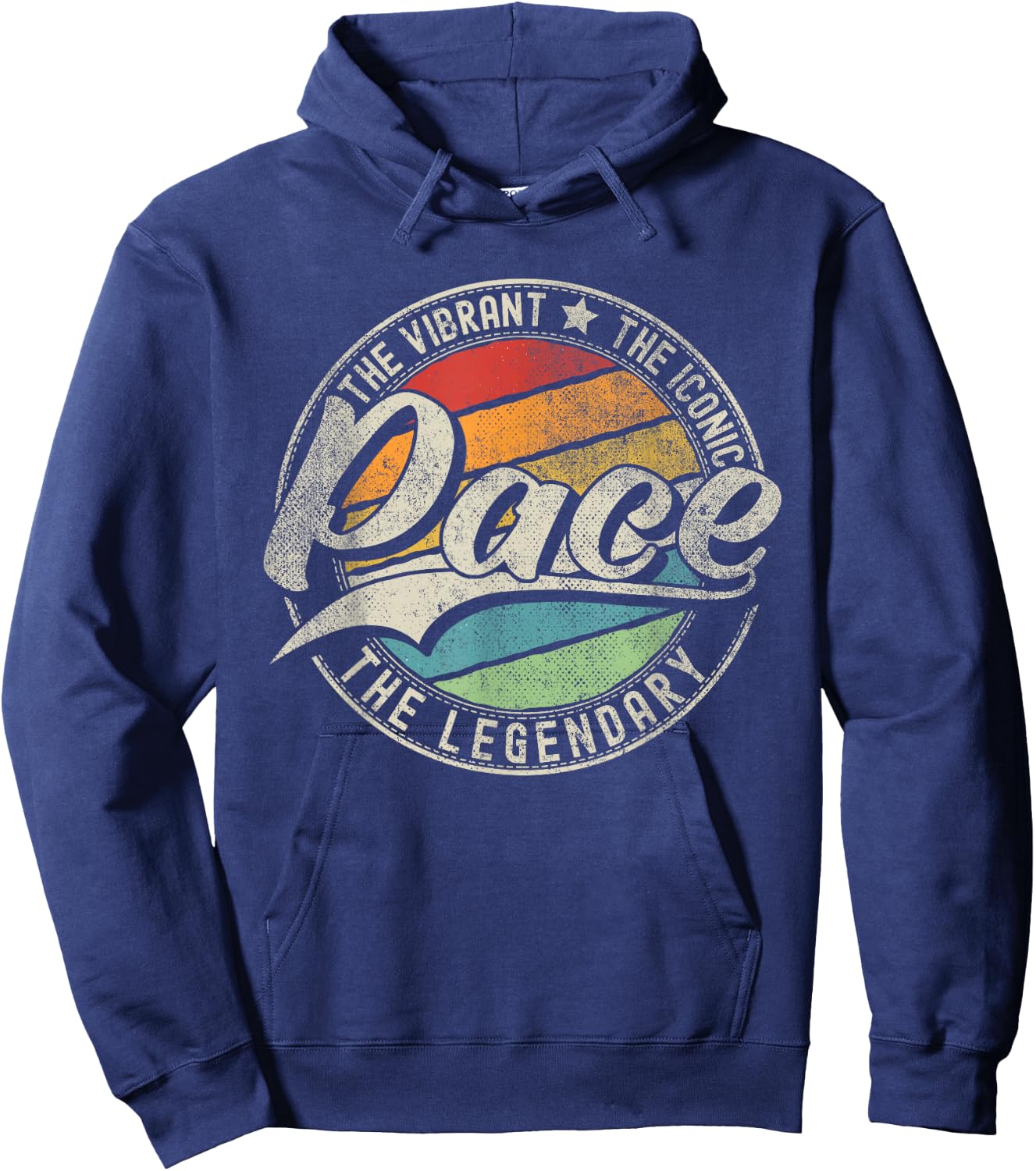 Pace FL | Florida | Vintage Distressed Hoodie - Hoodie | Navy