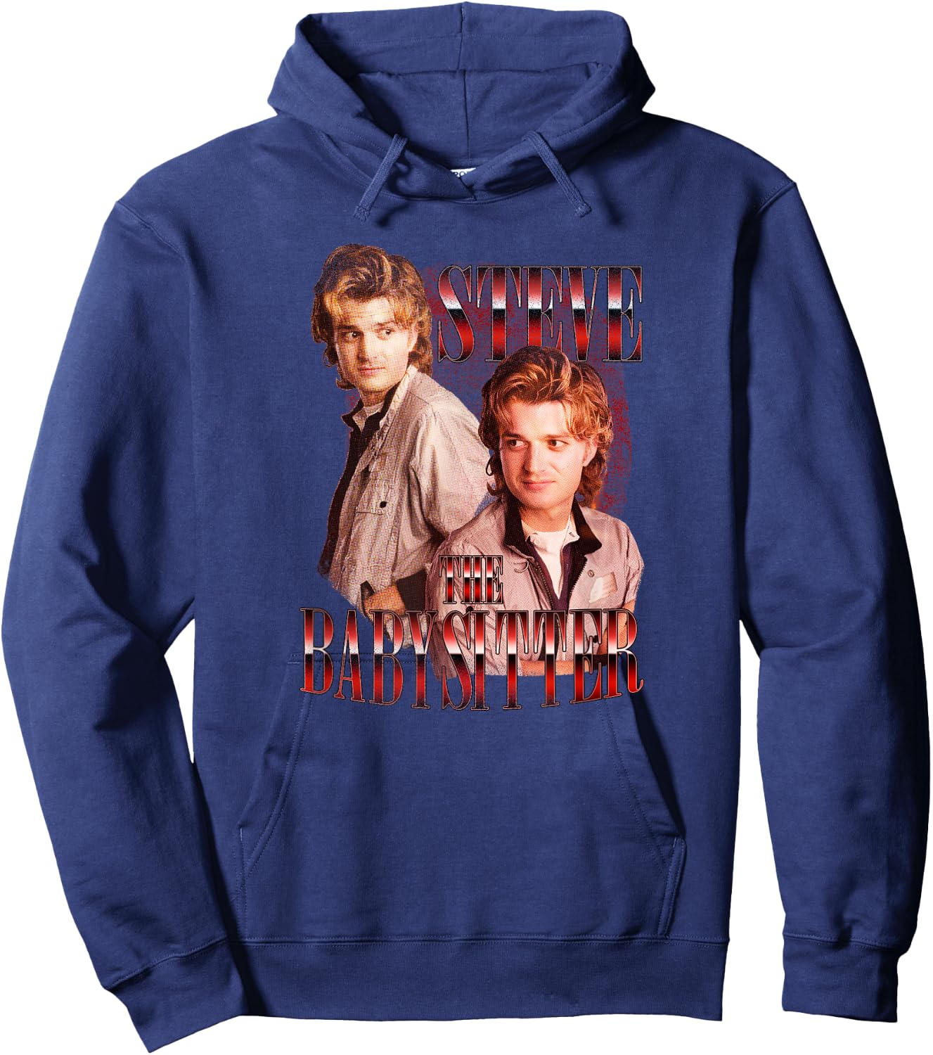 Stranger Things 4 Steve The Baby Sitter Hoodie - Hoodie | Navy