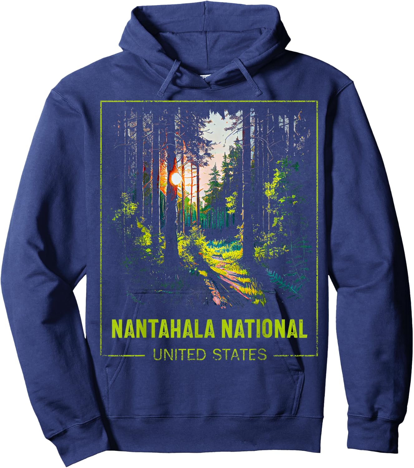 Nantahala National United States Hoodie - Hoodie | Navy