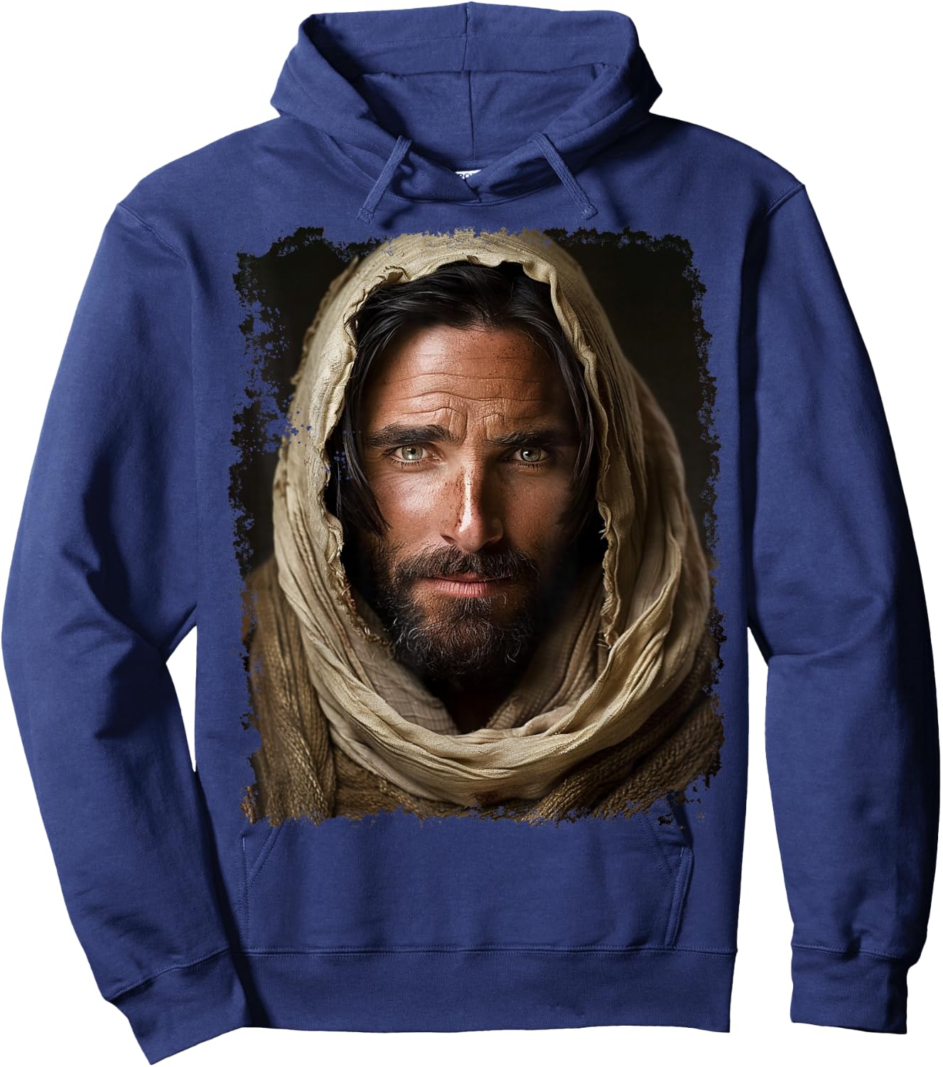 Face Jesus Christ Hoodie - Hoodie | Navy