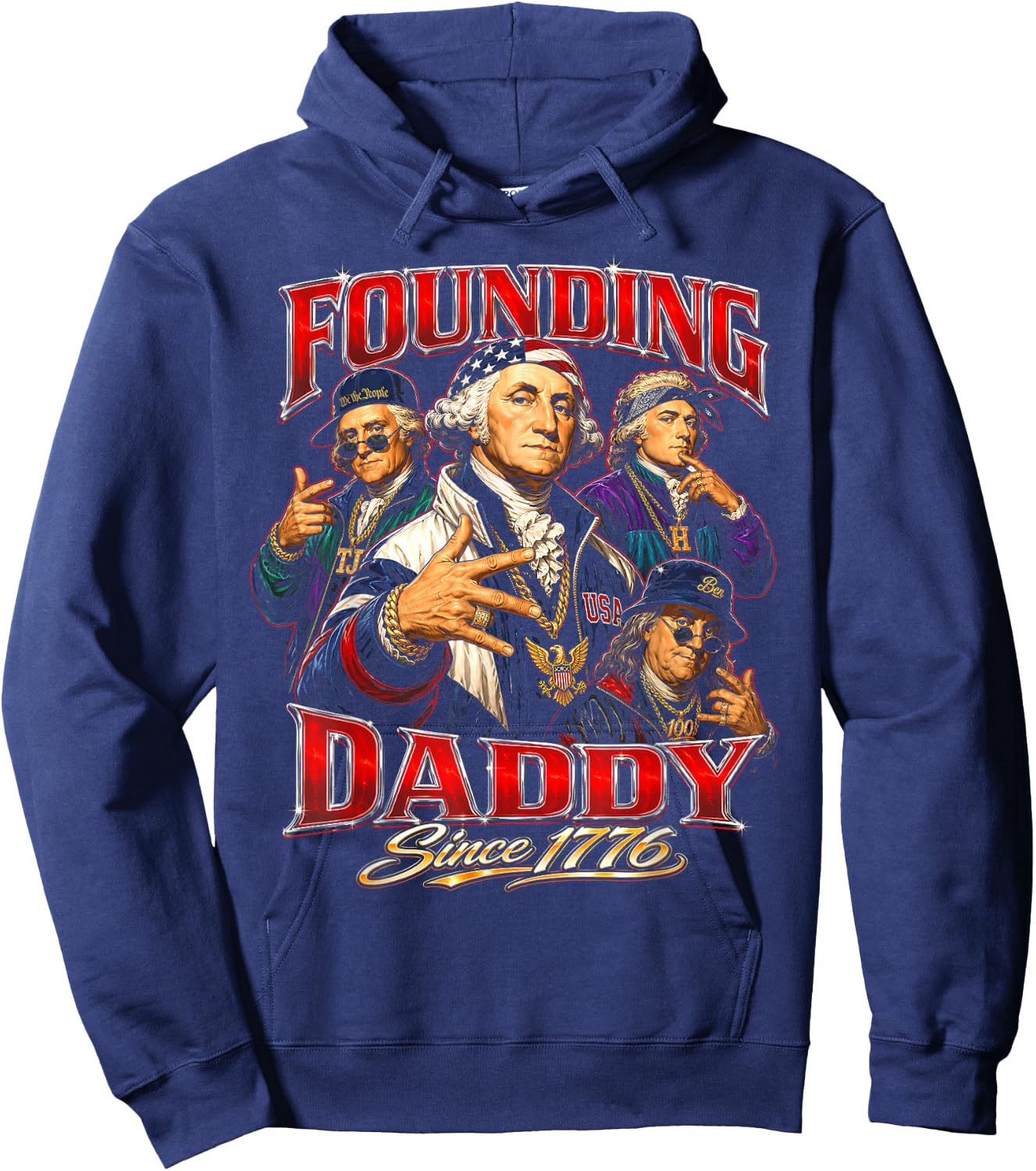 Founding Daddy Hoodie - Hoodie | Navy