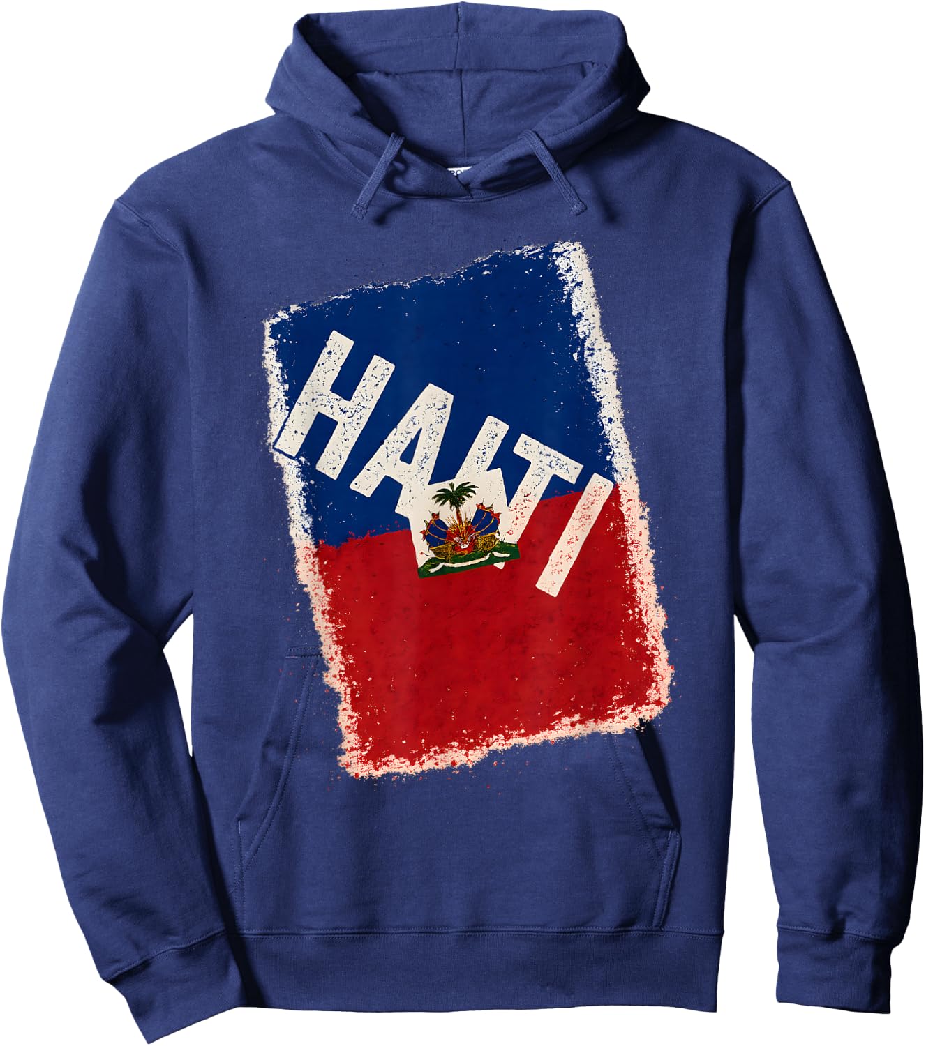 Haiti Haitian Flag Caribbean Hoodie - Hoodie | Navy