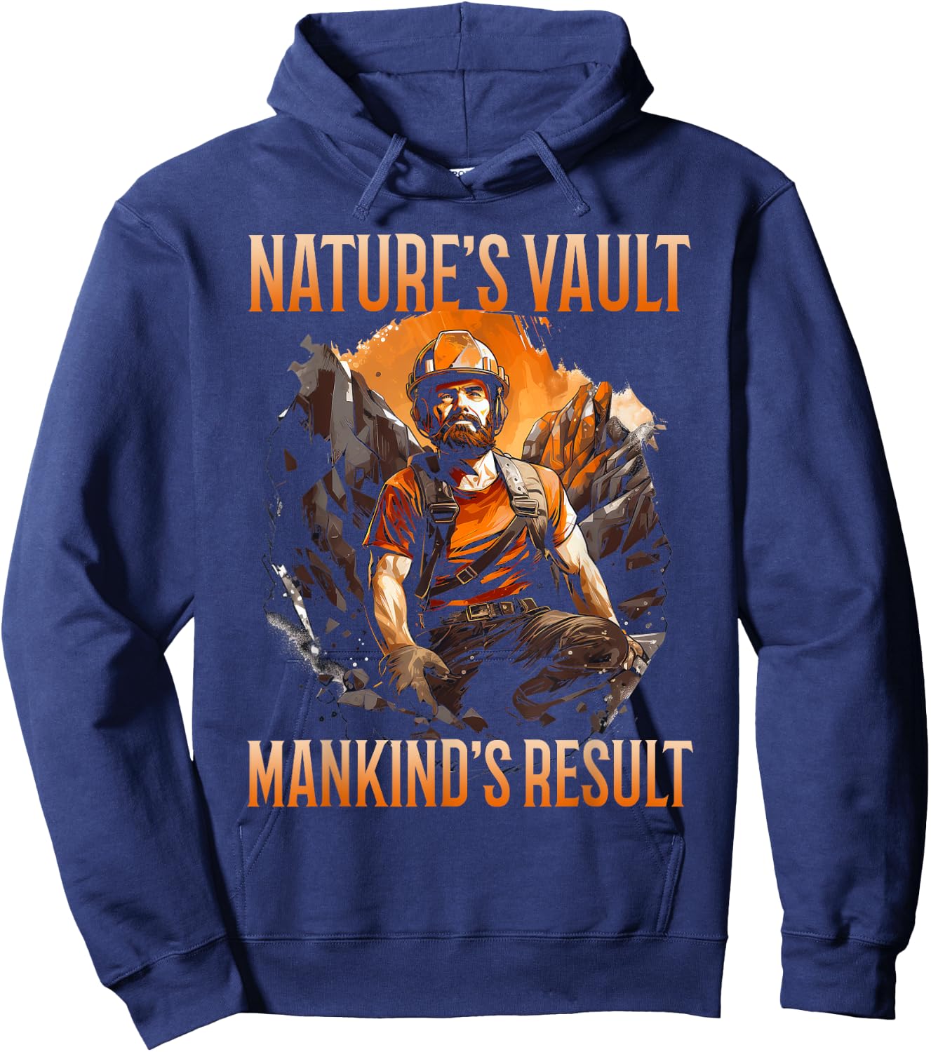 Explore Depths With Miner Engineering Passion Hoodie - Hoodie | Navy