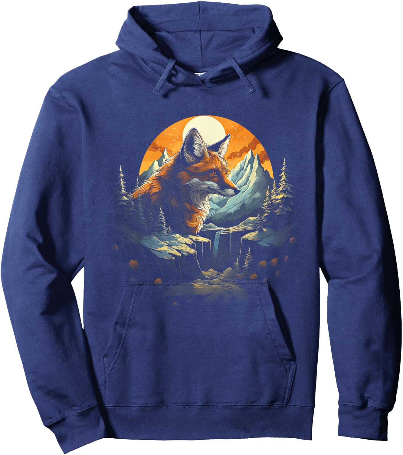 Fox Foxes Animal Hoodie - Hoodie | Navy
