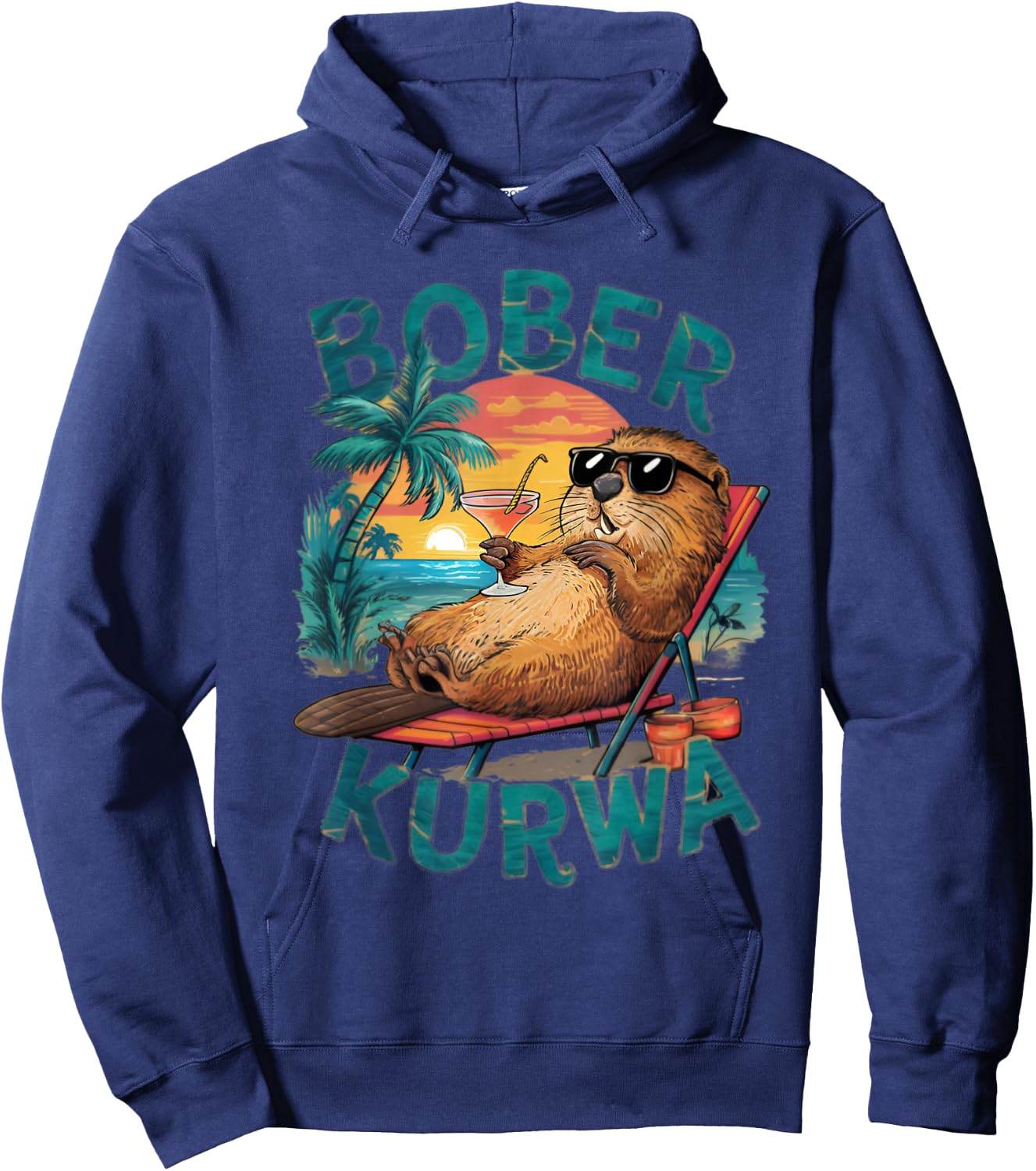 Bobr Kurwa Meme Bober Kurwa Hoodie - Hoodie | Navy