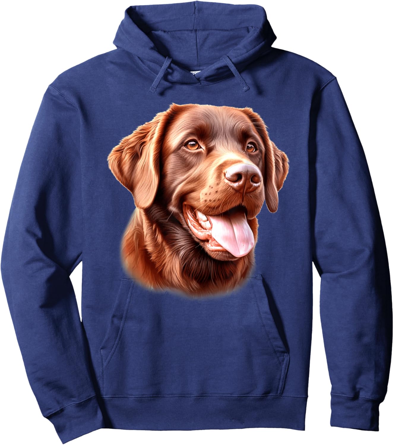 Chesapeake Bay Retriever Dog Portrait Hoodie - Hoodie | Navy