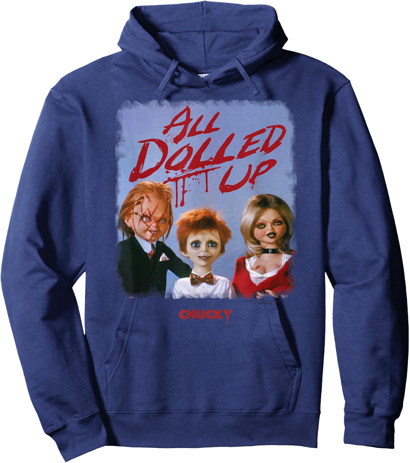 Chucky Family All Dolled Up Hoodie - Hoodie | Navy