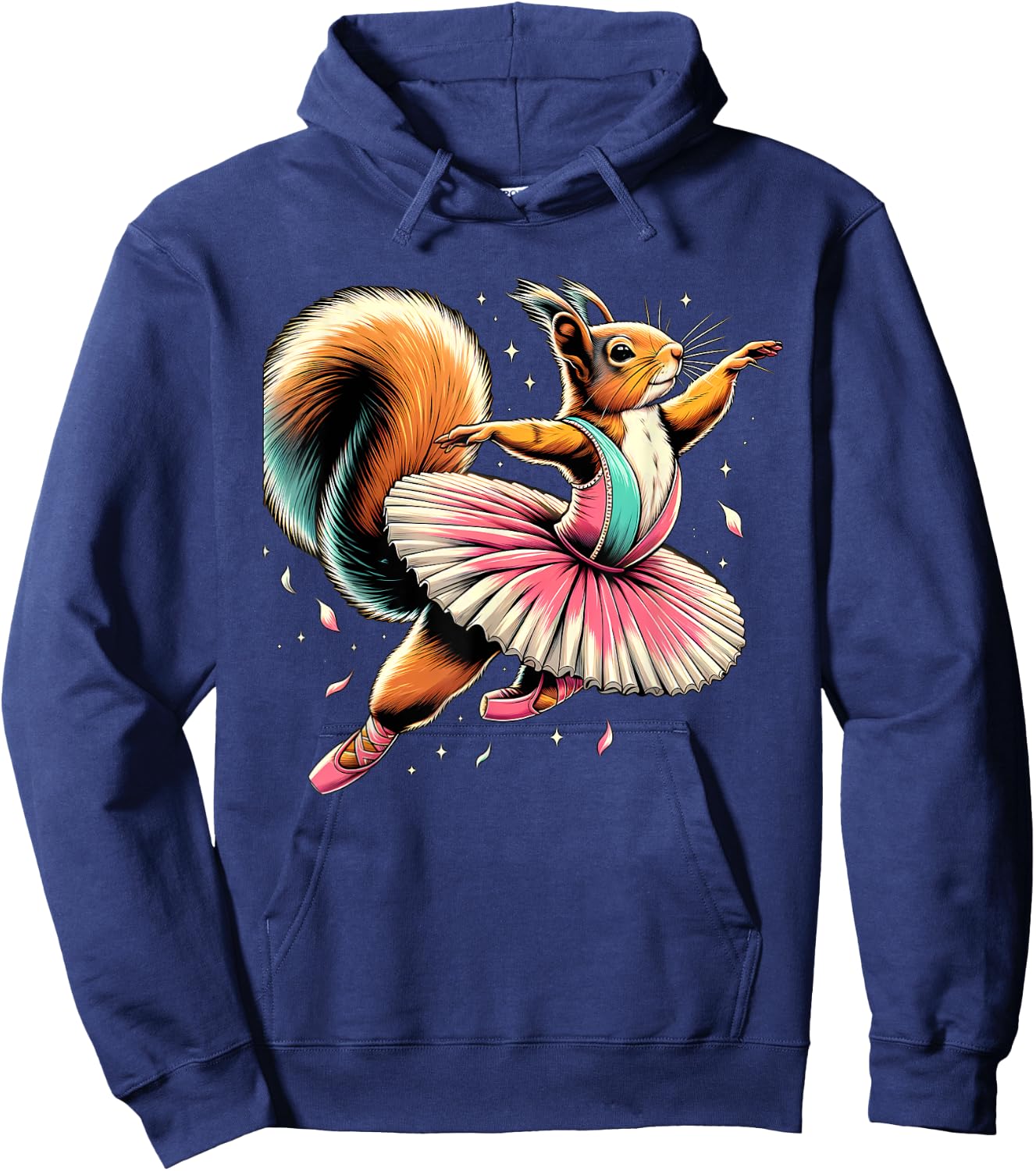 Ballerina Wild squirrel Dancing Hoodie - Hoodie | Navy