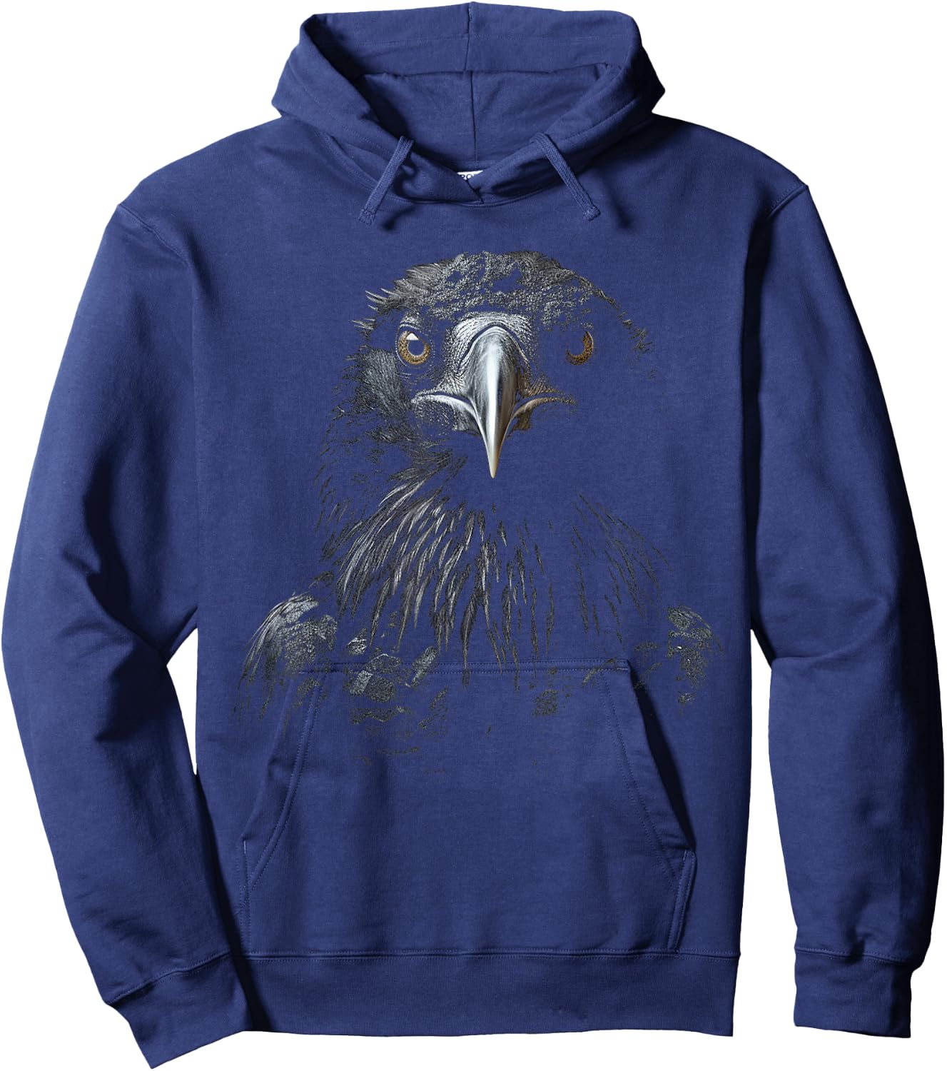 Raven Animal Zoo Art Raven Hoodie - Hoodie | Navy