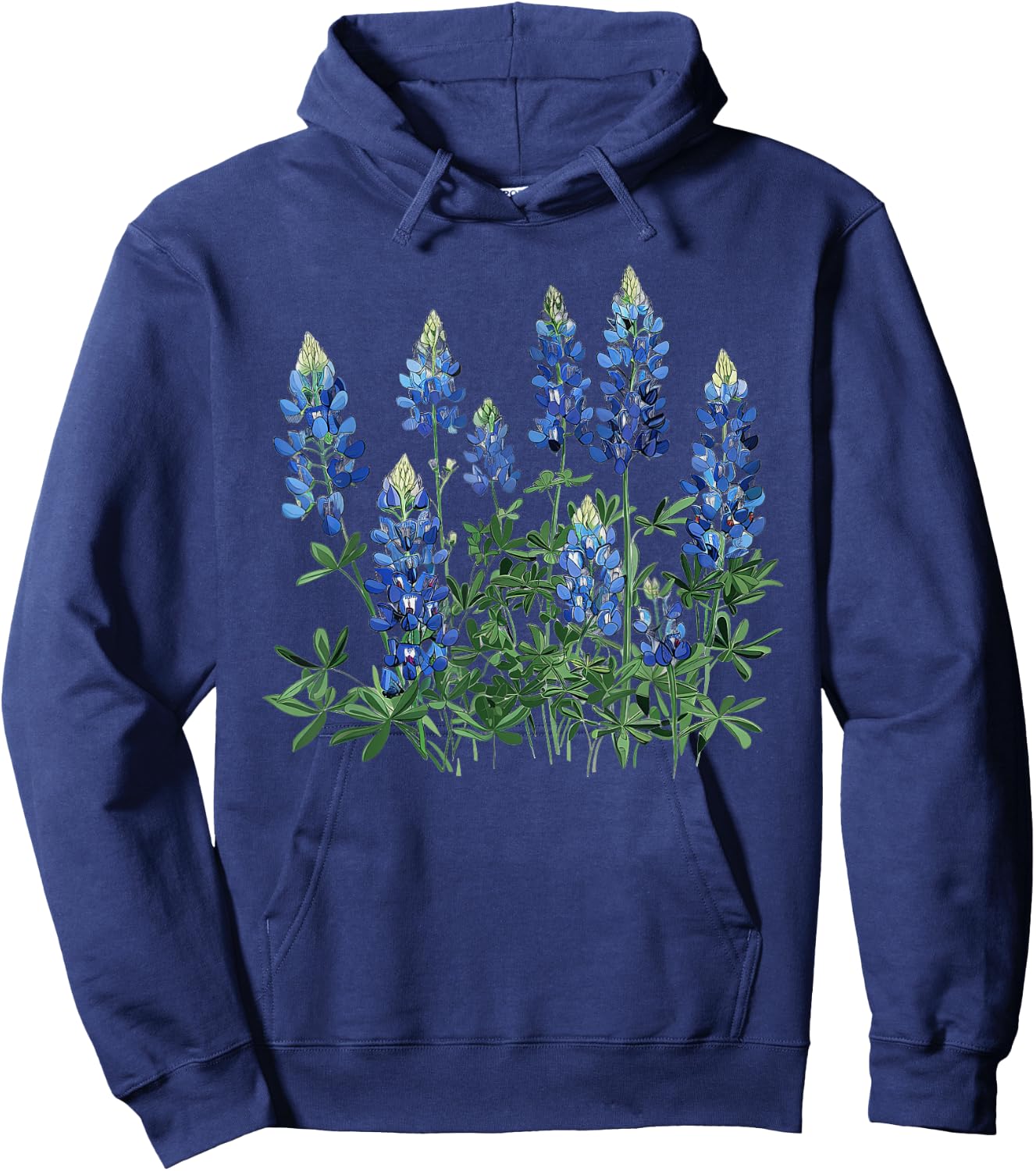 Bluebonnet In The Field Hoodie - Hoodie | Navy