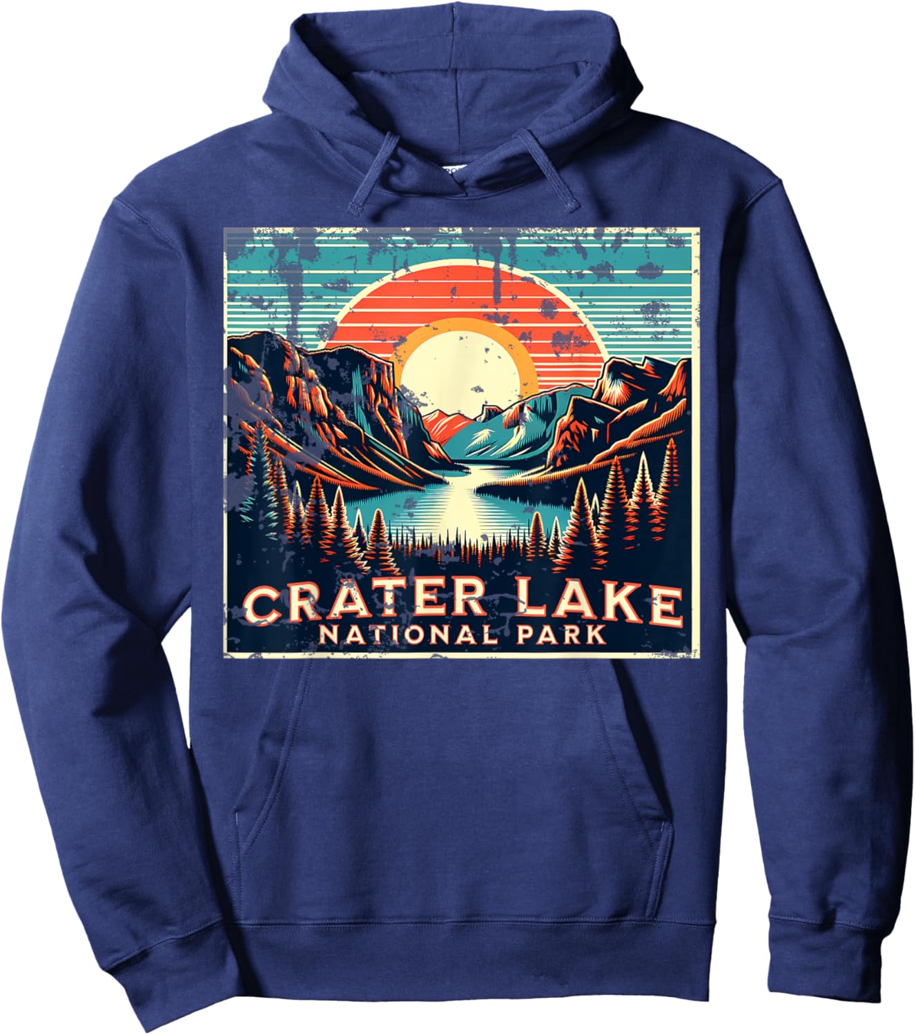 Crater Lake National Park Hoodie - Hoodie | Navy