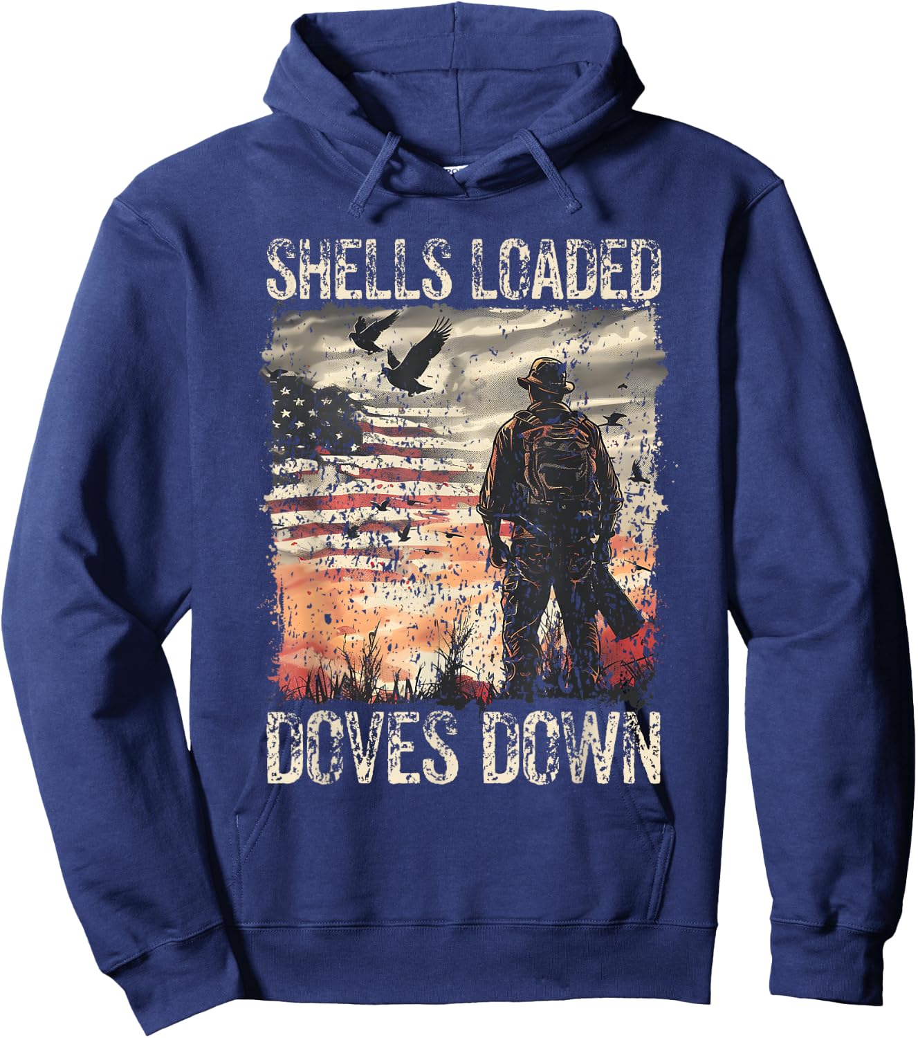 Dove Hunting I Doves Down I Dove Hunter Hoodie - Hoodie | Navy
