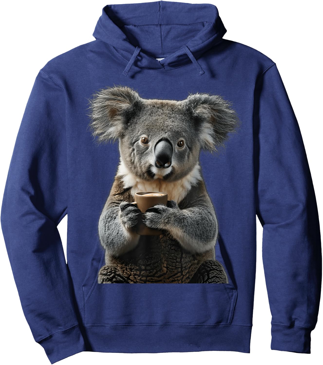 Koala Coffee Hoodie - Hoodie | Navy
