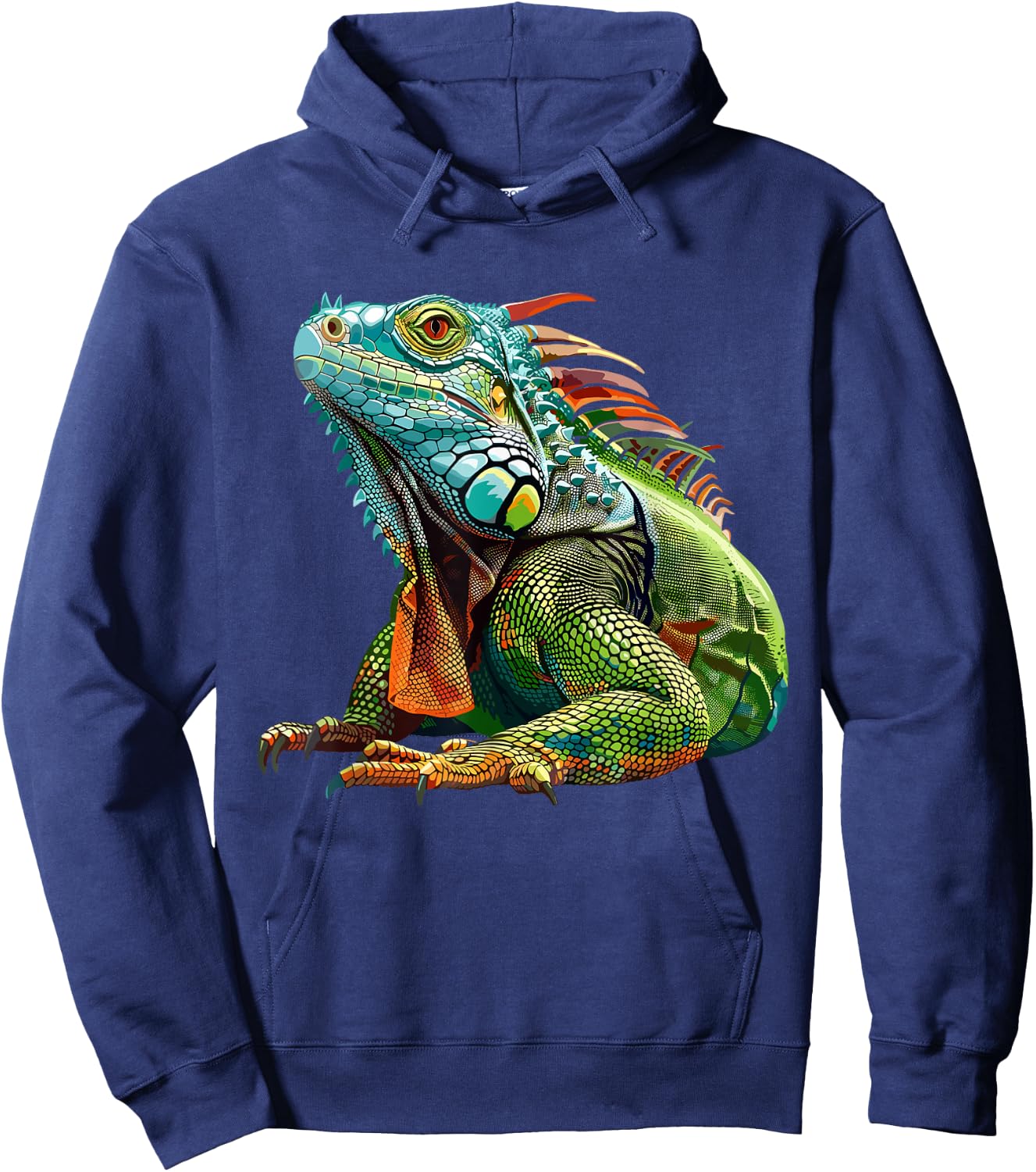 Iguana Hoodie - Hoodie | Navy
