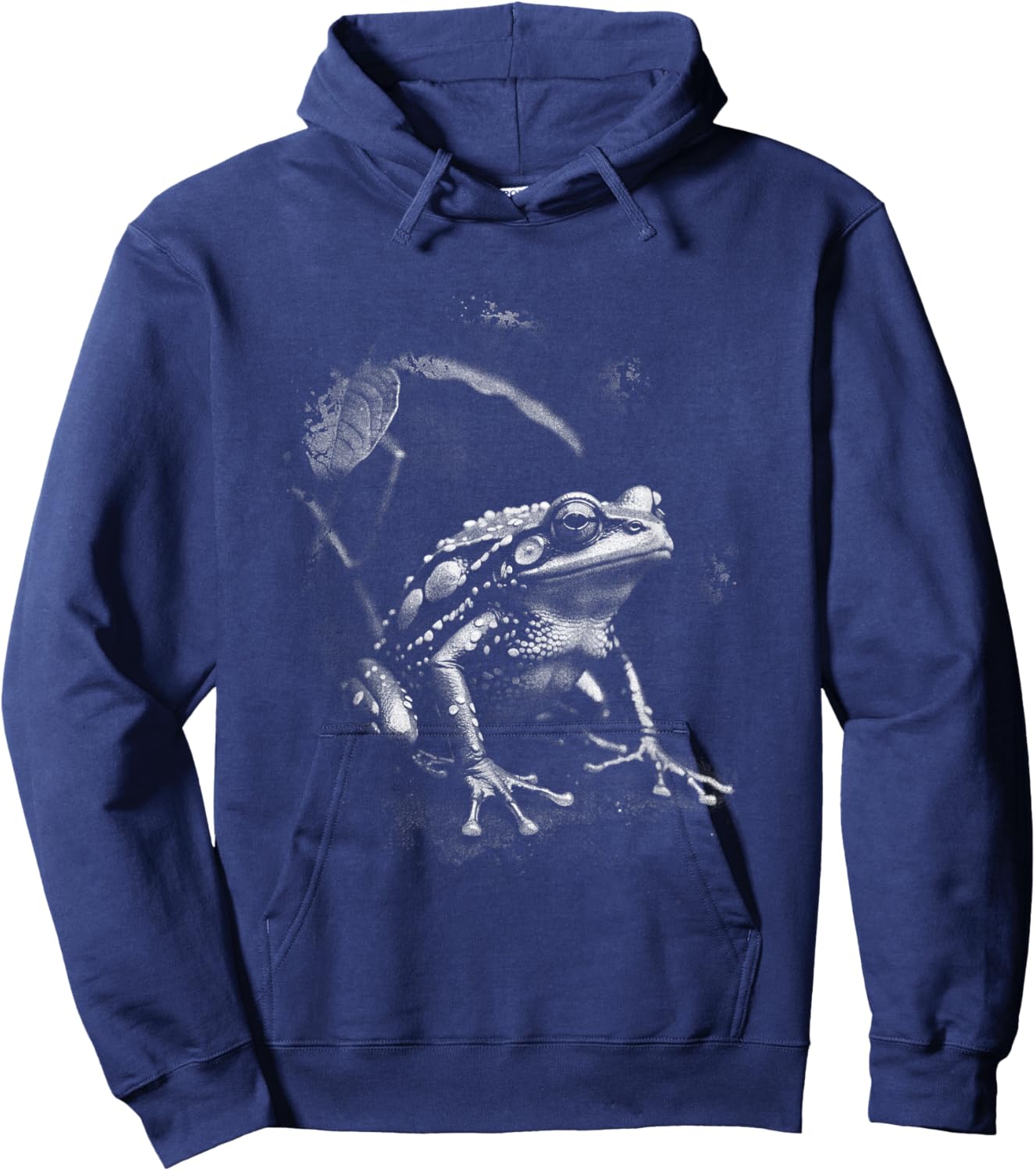 Realistic Frog Toad in Nature Animal Graphic Hoodie - Hoodie | Navy