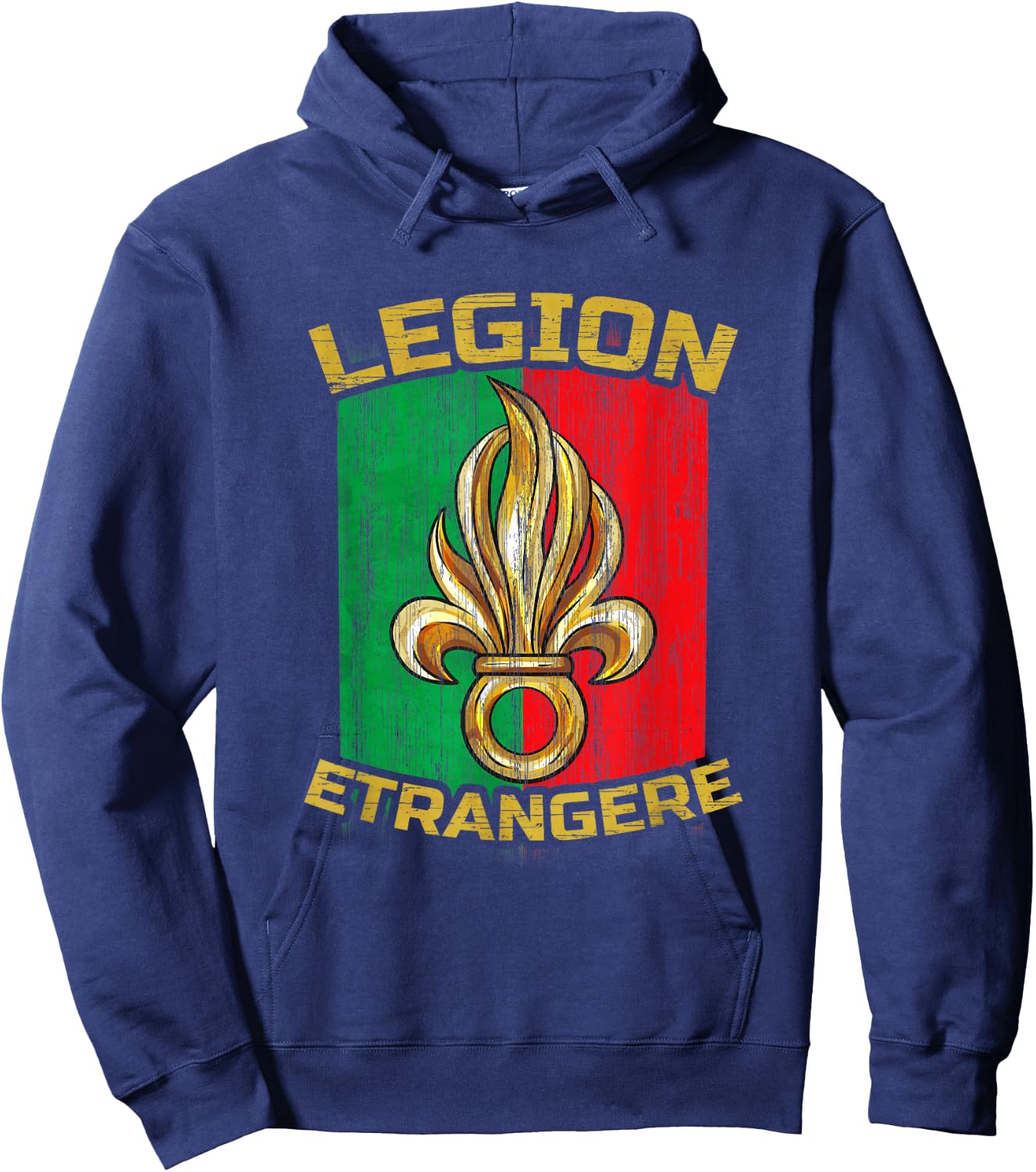 Legion Etrangere French Foreign Legion Crest Hoodie - Hoodie | Navy