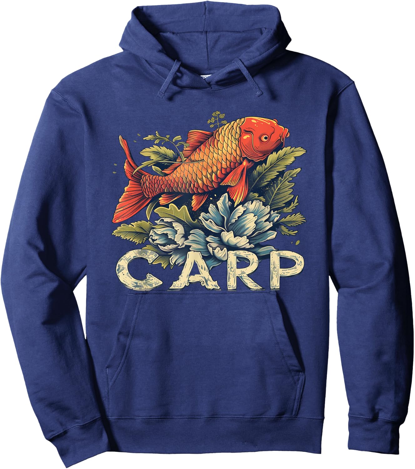 Cool Fishing Season with this Carp Costume Hoodie - Hoodie | Navy