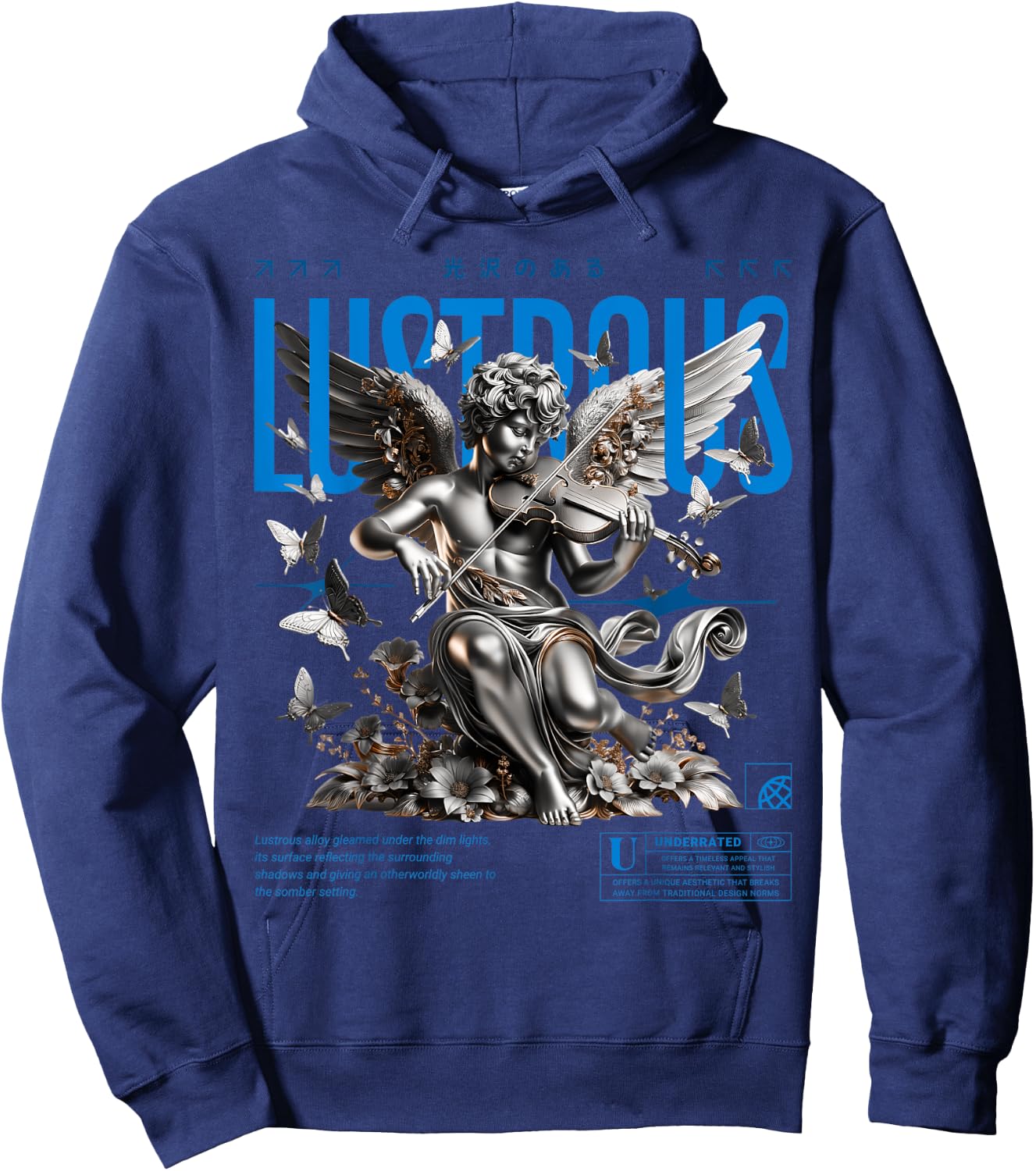 Lustrous Military Blue 4s Matching Women Hoodie - Hoodie | Navy