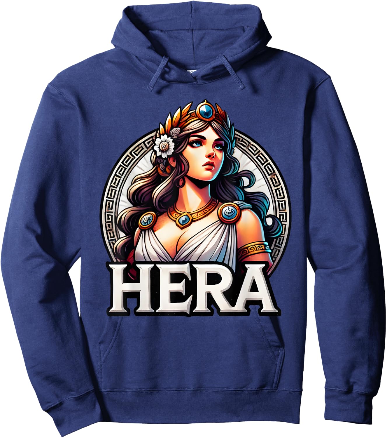 Hera Greek Goddess Mythology Ancient Greece Hoodie - Hoodie | Navy