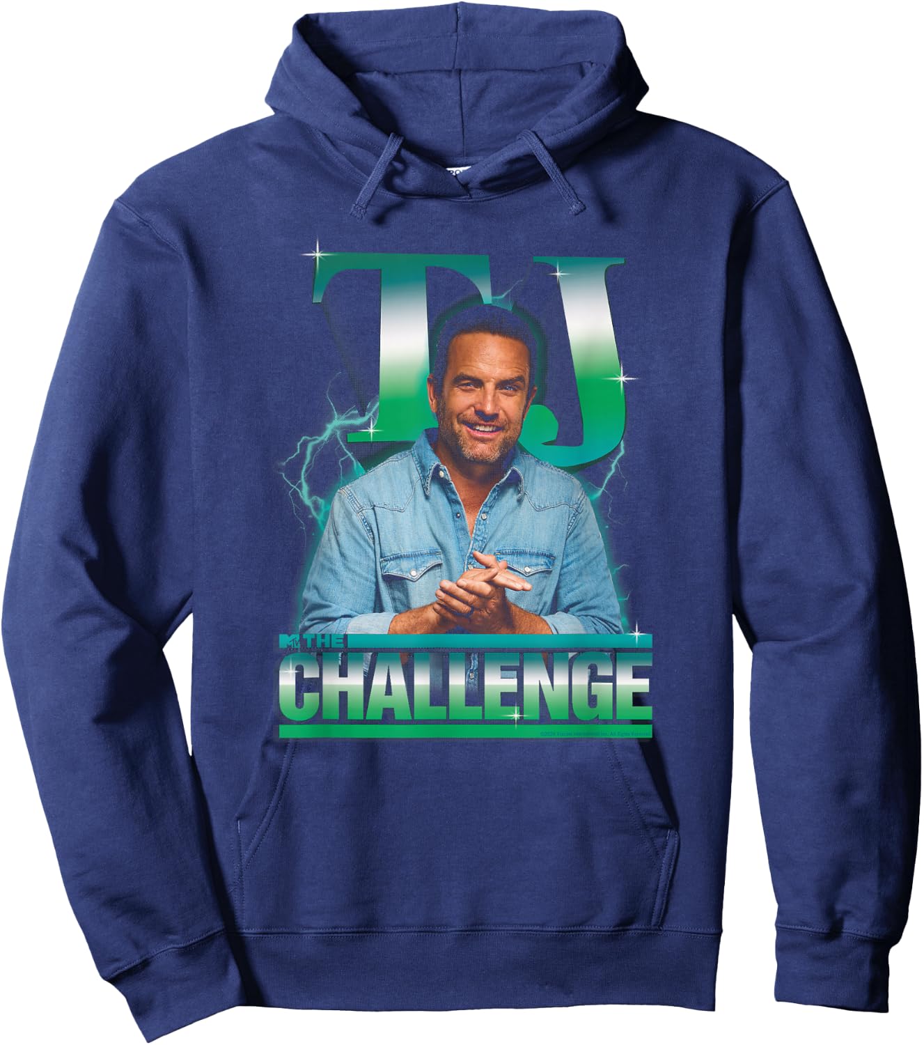 The Challenge TJ Heartthrob Officially Licensed Hoodie - Hoodie | Navy