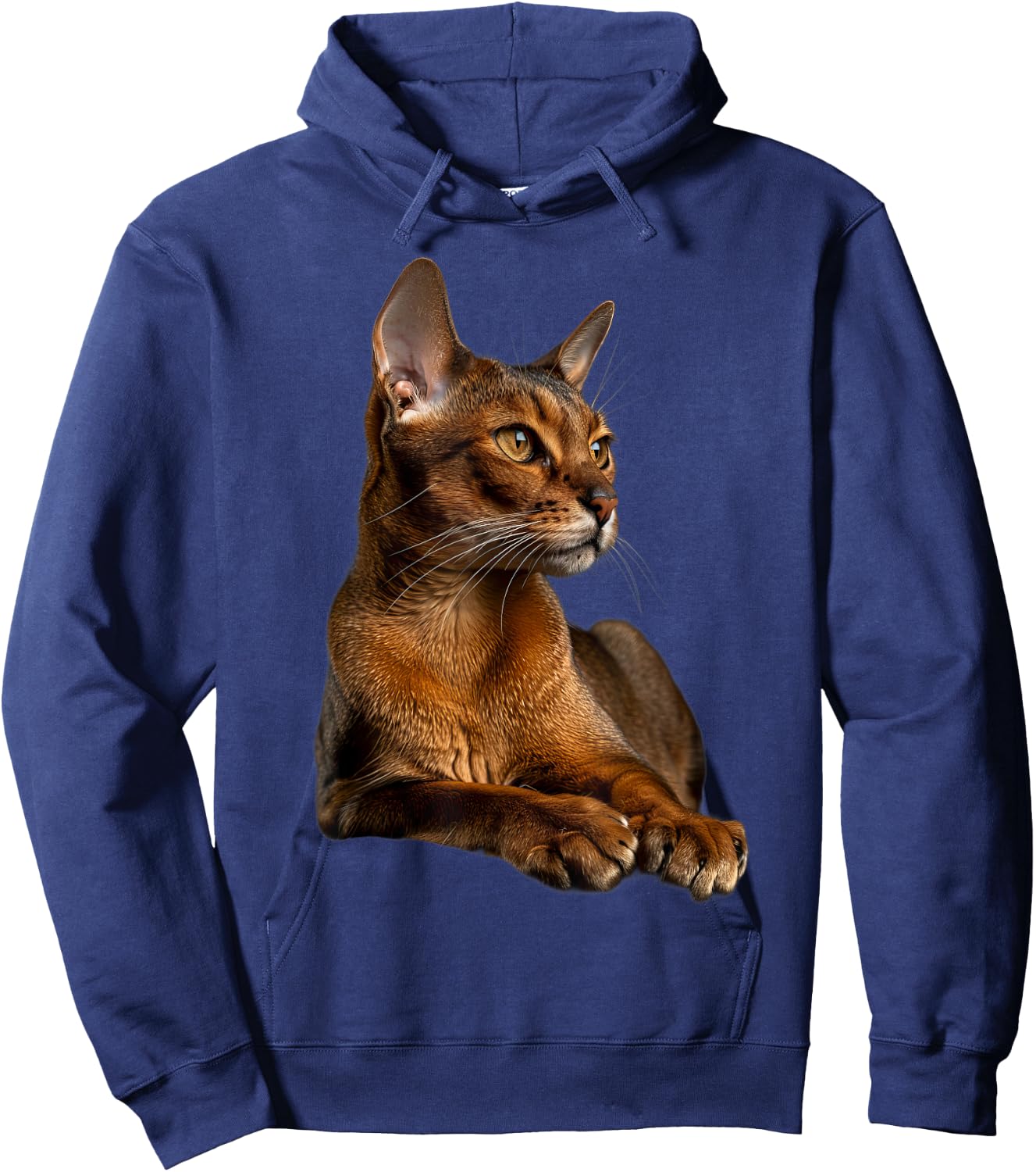 Abyssinian Cat Hoodie - Hoodie | Navy